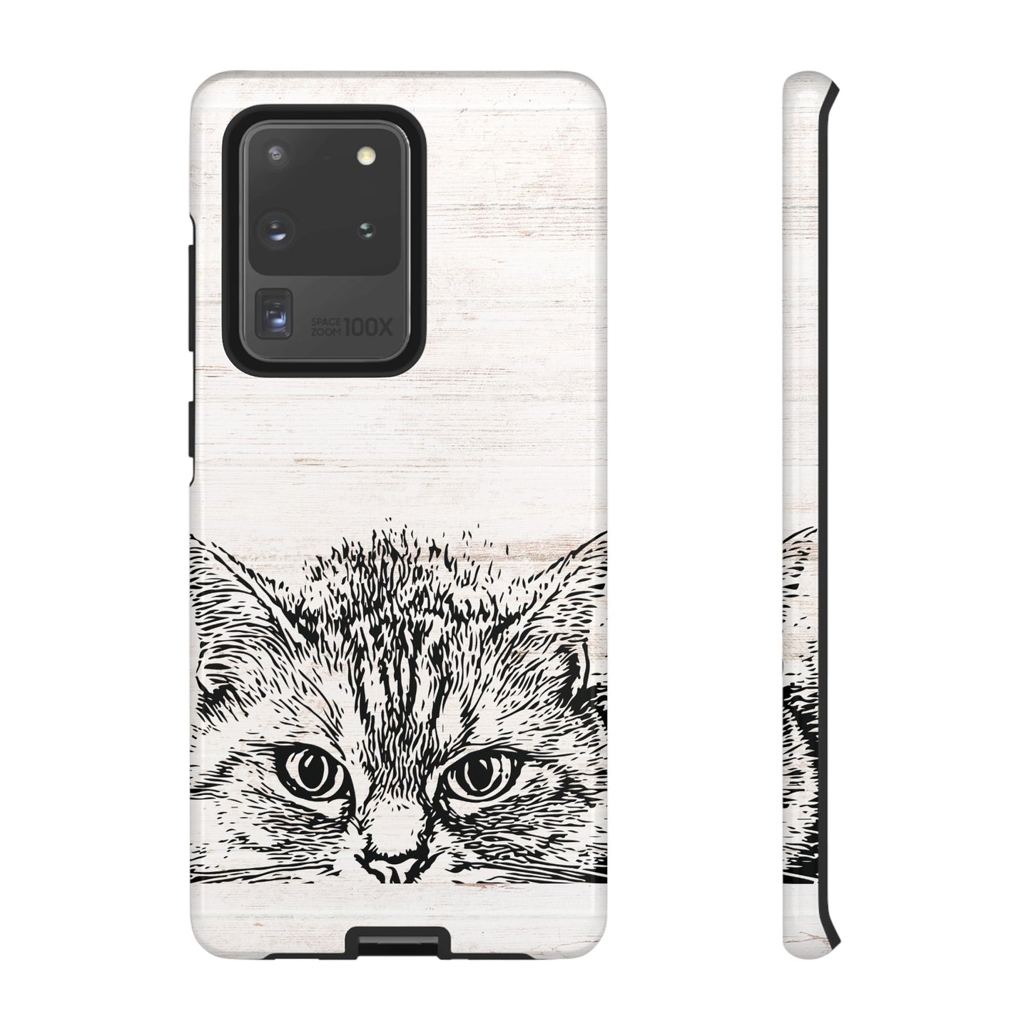 Close- Up Cat Wallpaper Phone Case | iPhone 15 Plus/ Pro, 14, 13, 12| Google Pixel 7, Pro, 5| Samsung Galaxy S23 All Major Phone Models