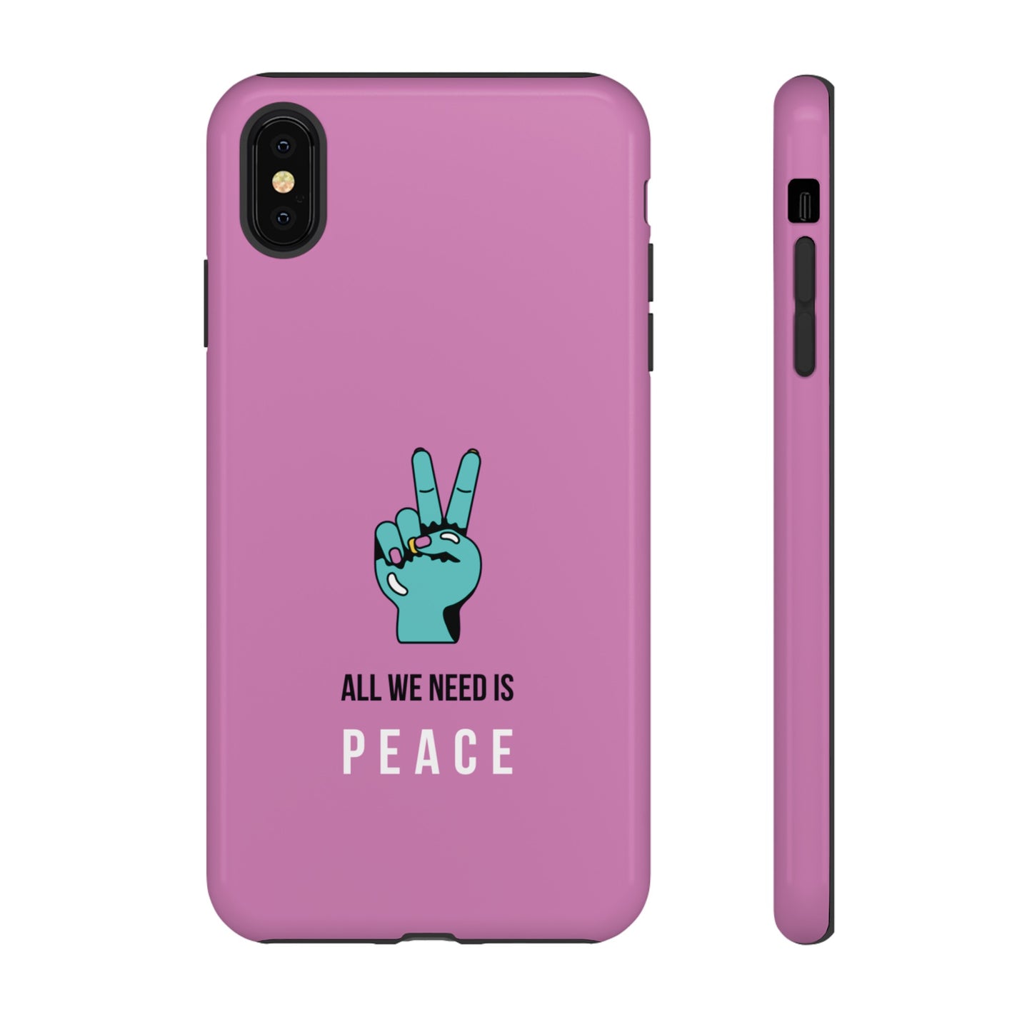 All We Need Is Peace Wallpaper Phone Case | iPhone 15 Plus/ Pro, 14, 13, 12| Google Pixel 7, Pro, 5| Samsung Galaxy S23 All Major Phone Models