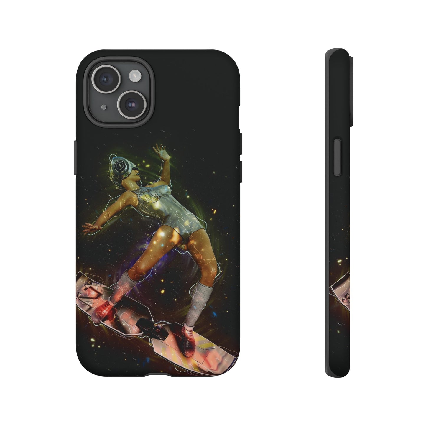 Sci-Fi Skateboard Wallpaper Phone Case | iPhone 15 Plus/ Pro, 14, 13, 12| Google Pixel 7, Pro, 5| Samsung Galaxy S23 All Major Phone Models