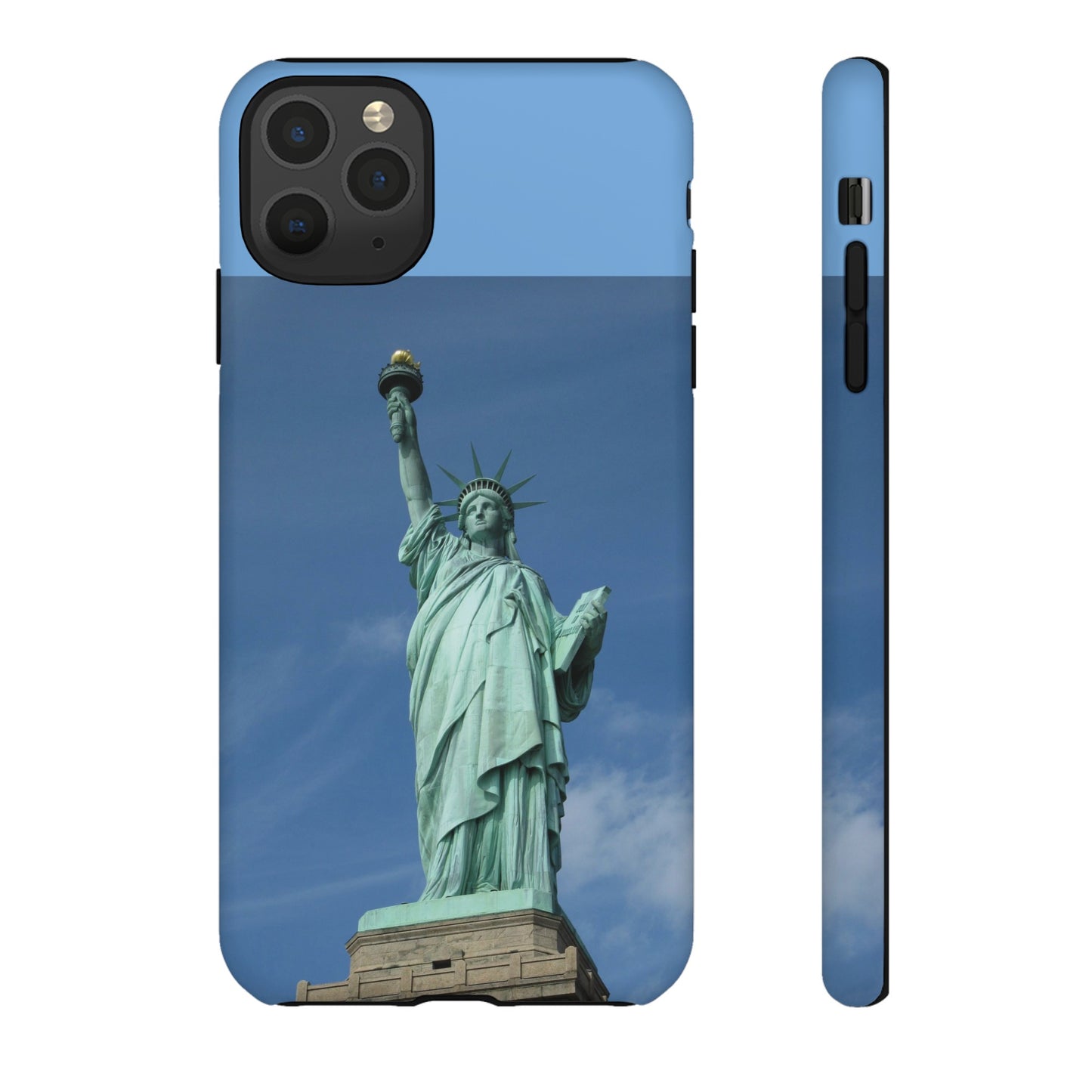 Statue Of Liberty Wallpaper Phone Case | iPhone 15 Plus/ Pro, 14, 13, 12| Google Pixel 7, Pro, 5| Samsung Galaxy S23 All Major Phone Models