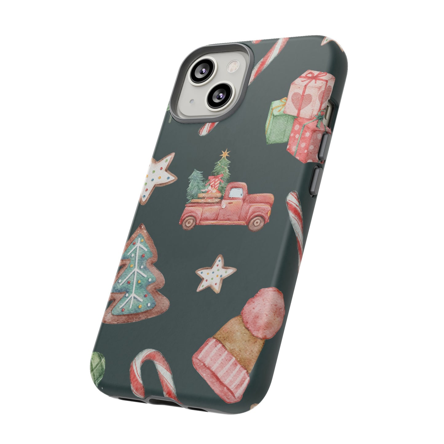 Festive Christmas Wallpaper Phone Case | iPhone 15 Plus/ Pro, 14, 13, 12| Google Pixel 7, Pro, 5| Samsung Galaxy S23 All Major Phone Models