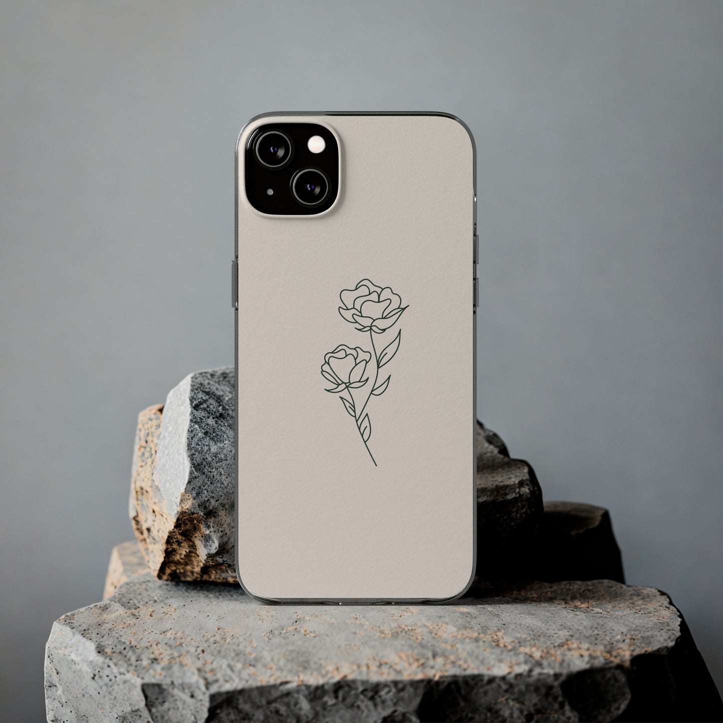 Simple Rose Phone Case | iPhone 15 Plus/ Pro, 14, 13, 12| Google Pixel 7, Pro, 5| Samsung Galaxy S23 All Major Phone Models