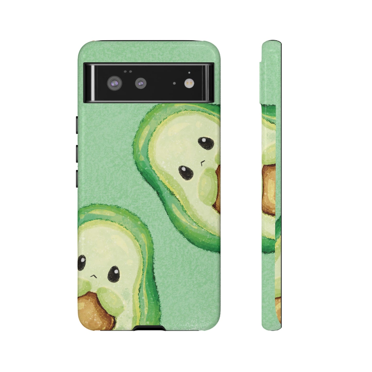 Avocado Friends Wallpaper Phone Case | iPhone 15 Plus/ Pro, 14, 13, 12| Google Pixel 7, Pro, 5| Samsung Galaxy S23 All Major Phone Models