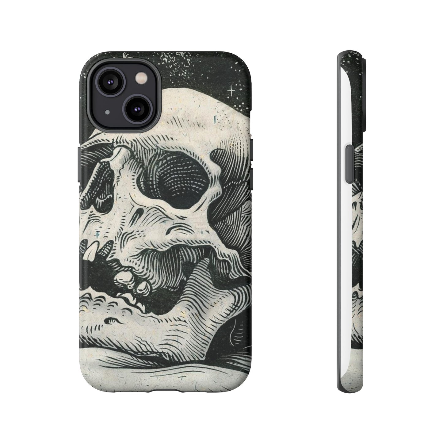 Skull Wallpaper Phone Case | iPhone 15 Plus/ Pro, 14, 13, 12| Google Pixel 7, Pro, 5| Samsung Galaxy S23 All Major Phone Models