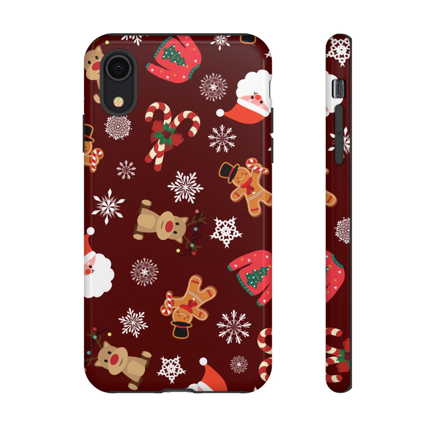 Festive Christmas Wallpaper Phone Case | iPhone 15 Plus/ Pro, 14, 13, 12| Google Pixel 7, Pro, 5| Samsung Galaxy S23 All Major Phone Models