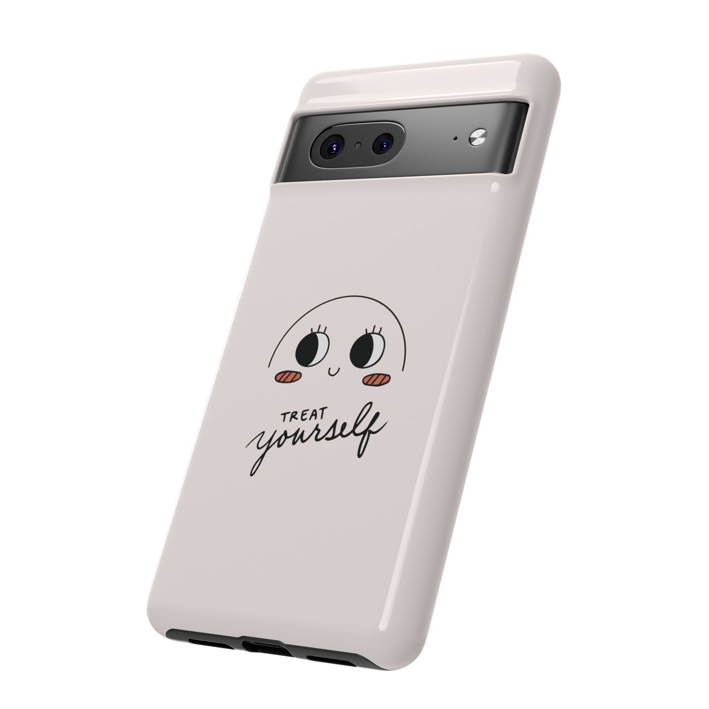 Treat Yourself Wallpaper Phone Case | iPhone 15 Plus/ Pro, 14, 13, 12| Google Pixel 7, Pro, 5| Samsung Galaxy S23 All Major Phone Models