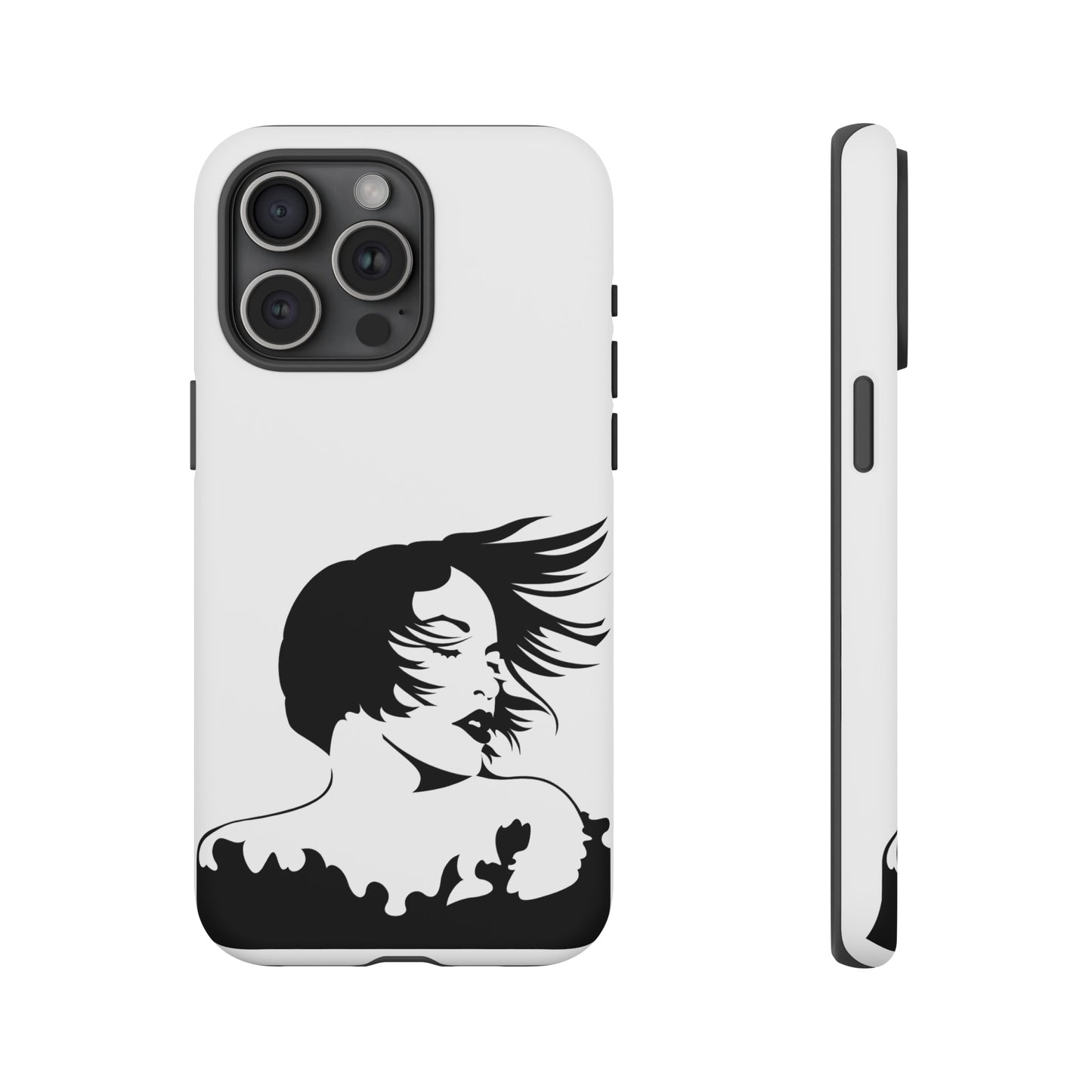 Woman In The Wind Phone Case | iPhone 15 Plus/ Pro, 14, 13, 12| Google Pixel 7, Pro, 5| Samsung Galaxy S23 All Major Phone Models