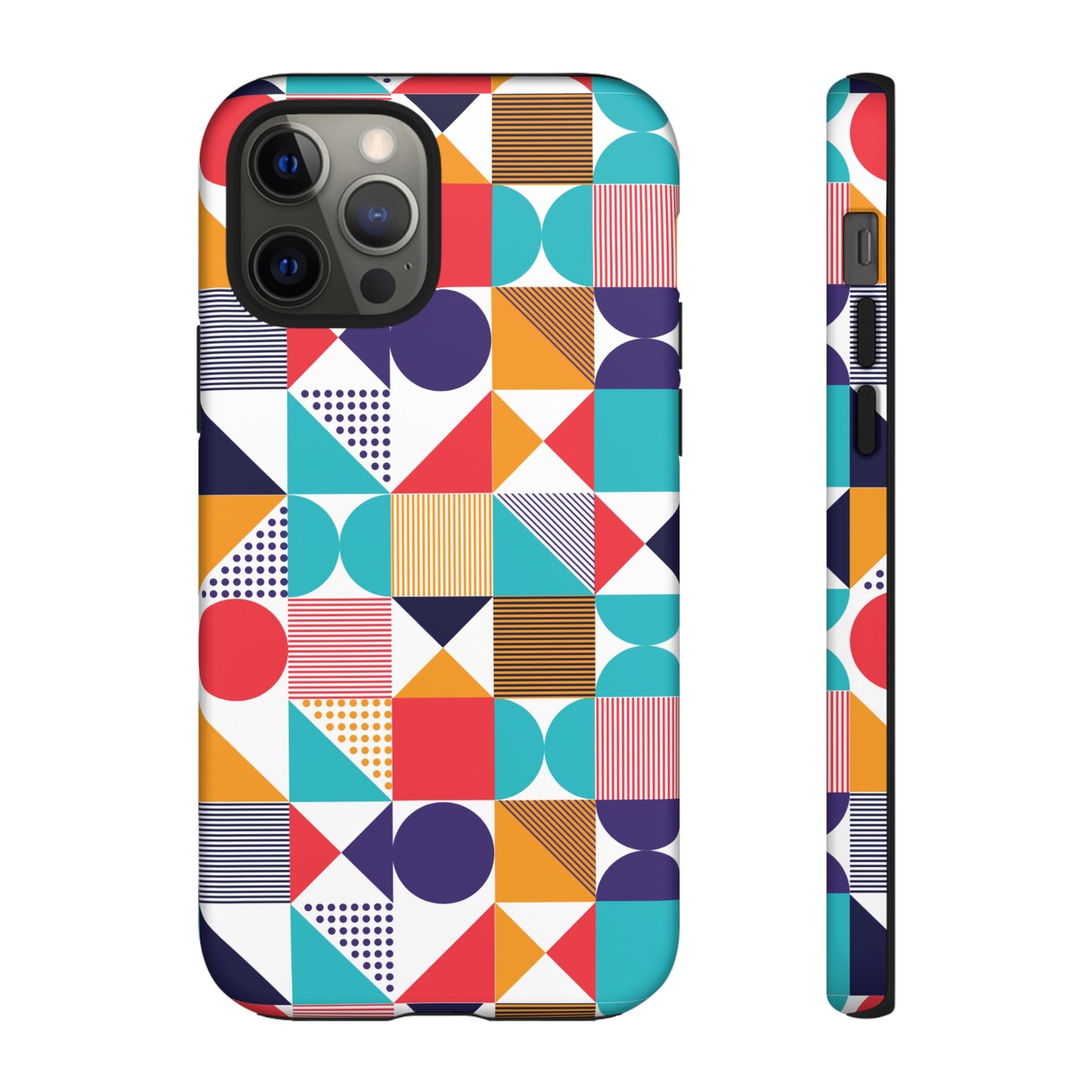 Geometric Patterned Wallpaper Phone Case | iPhone 15 Plus/ Pro, 14, 13, 12| Google Pixel 7, Pro, 5|Samsung Galaxy S23 All Major Phone Models