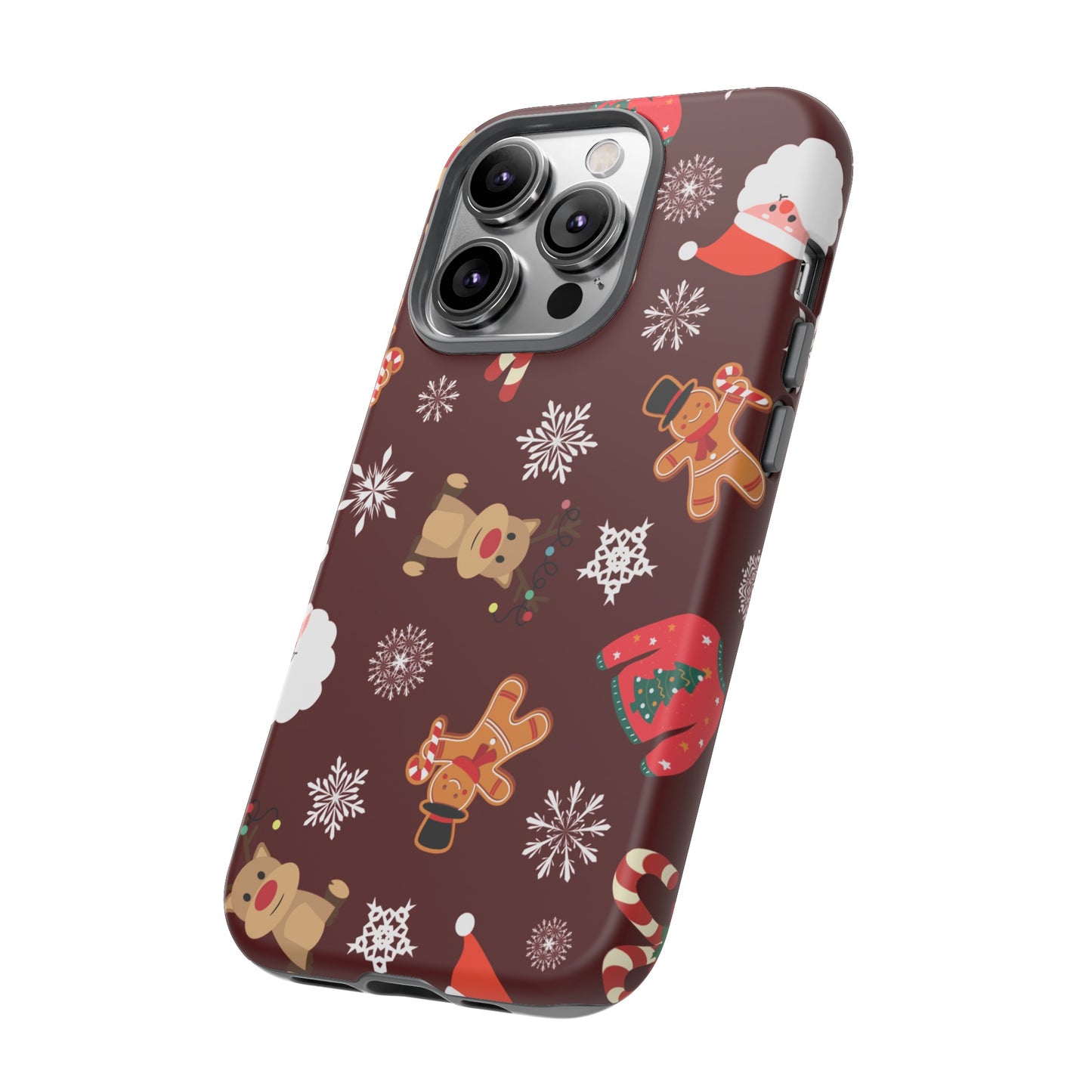 Festive Christmas Wallpaper Phone Case | iPhone 15 Plus/ Pro, 14, 13, 12| Google Pixel 7, Pro, 5| Samsung Galaxy S23 All Major Phone Models