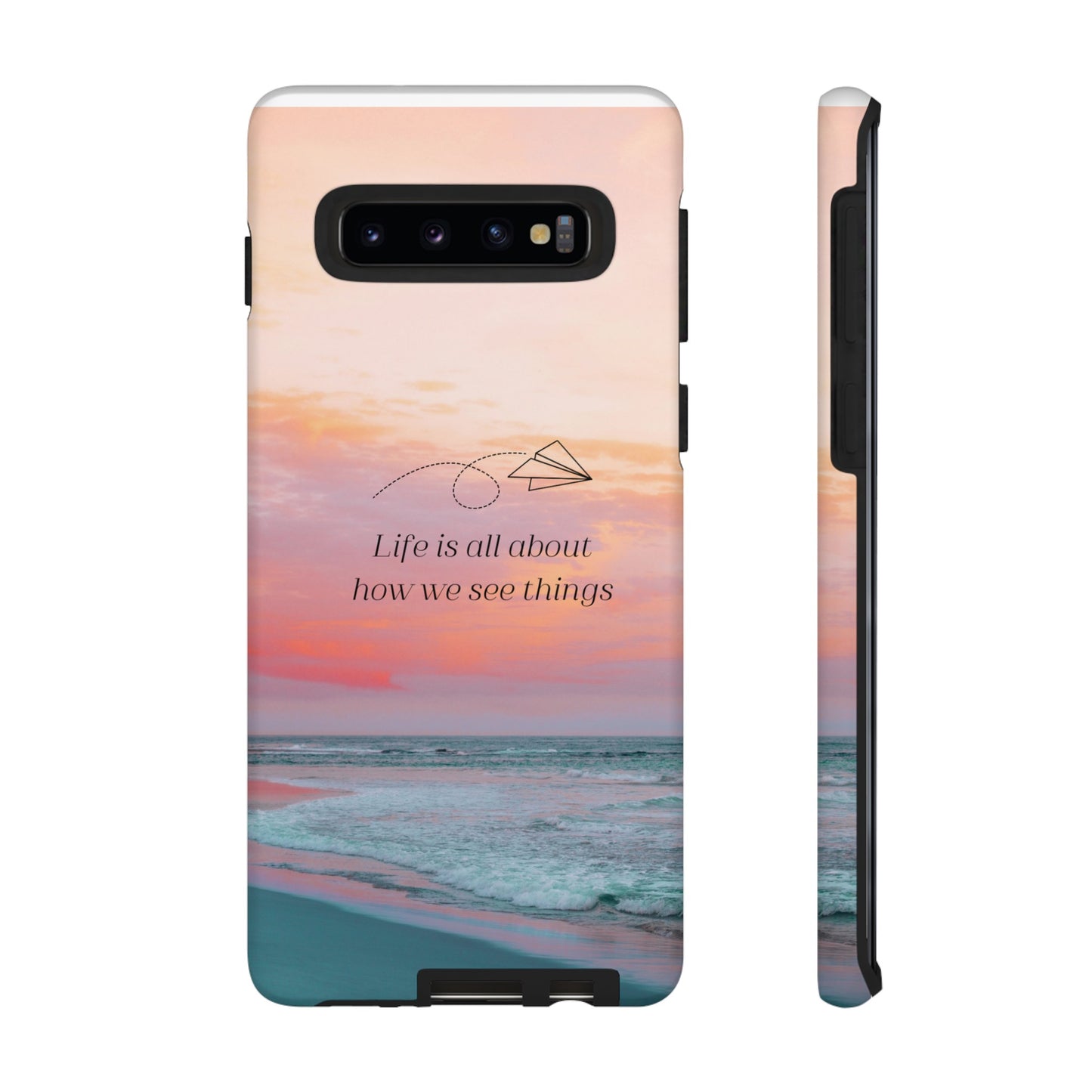 Thoughts at Sunset Phone Case | iPhone 15 Plus/ Pro, 14, 13, 12| Google Pixel 7, Pro, 5| Samsung Galaxy S23 All Major Phone Models