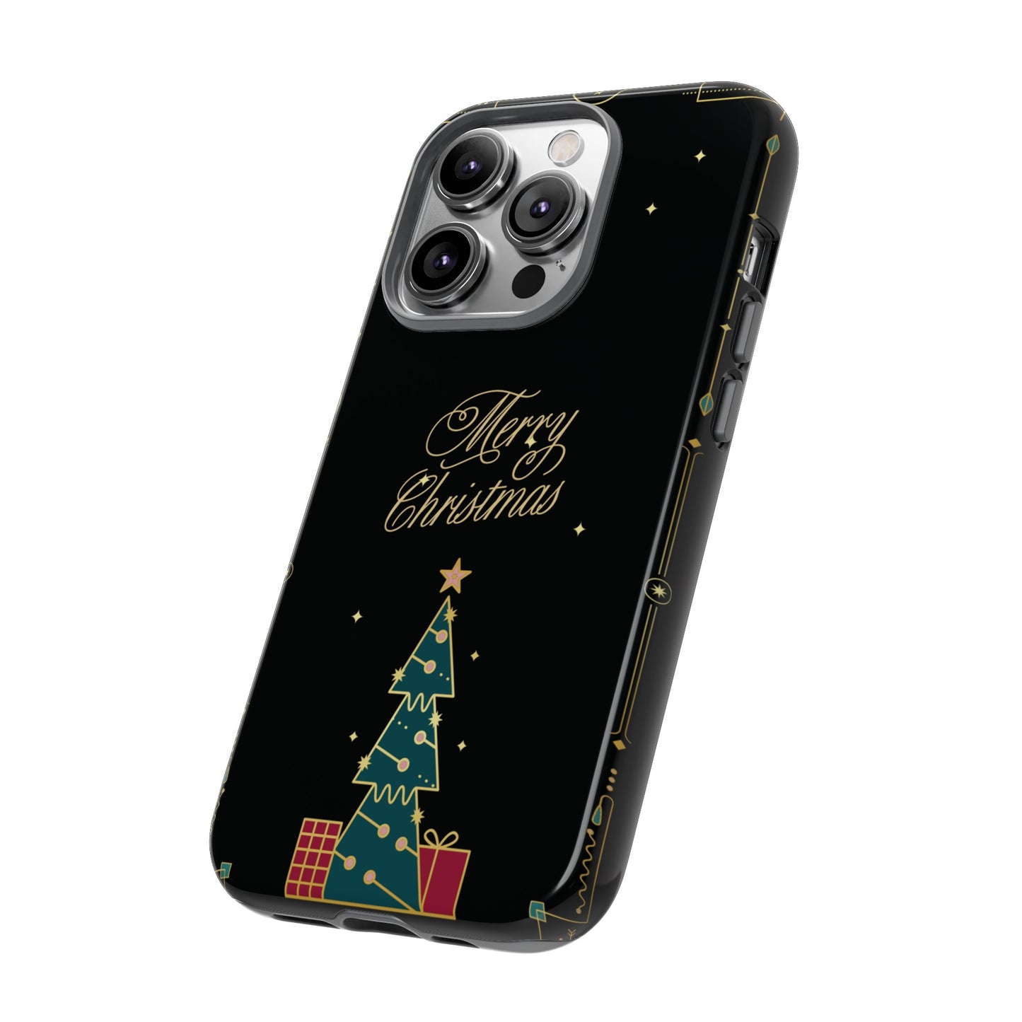 Christmas Tree Wallpaper Phone Case | iPhone 15 Plus/ Pro, 14, 13, 12| Google Pixel 7, Pro, 5| Samsung Galaxy S23 All Major Phone Models