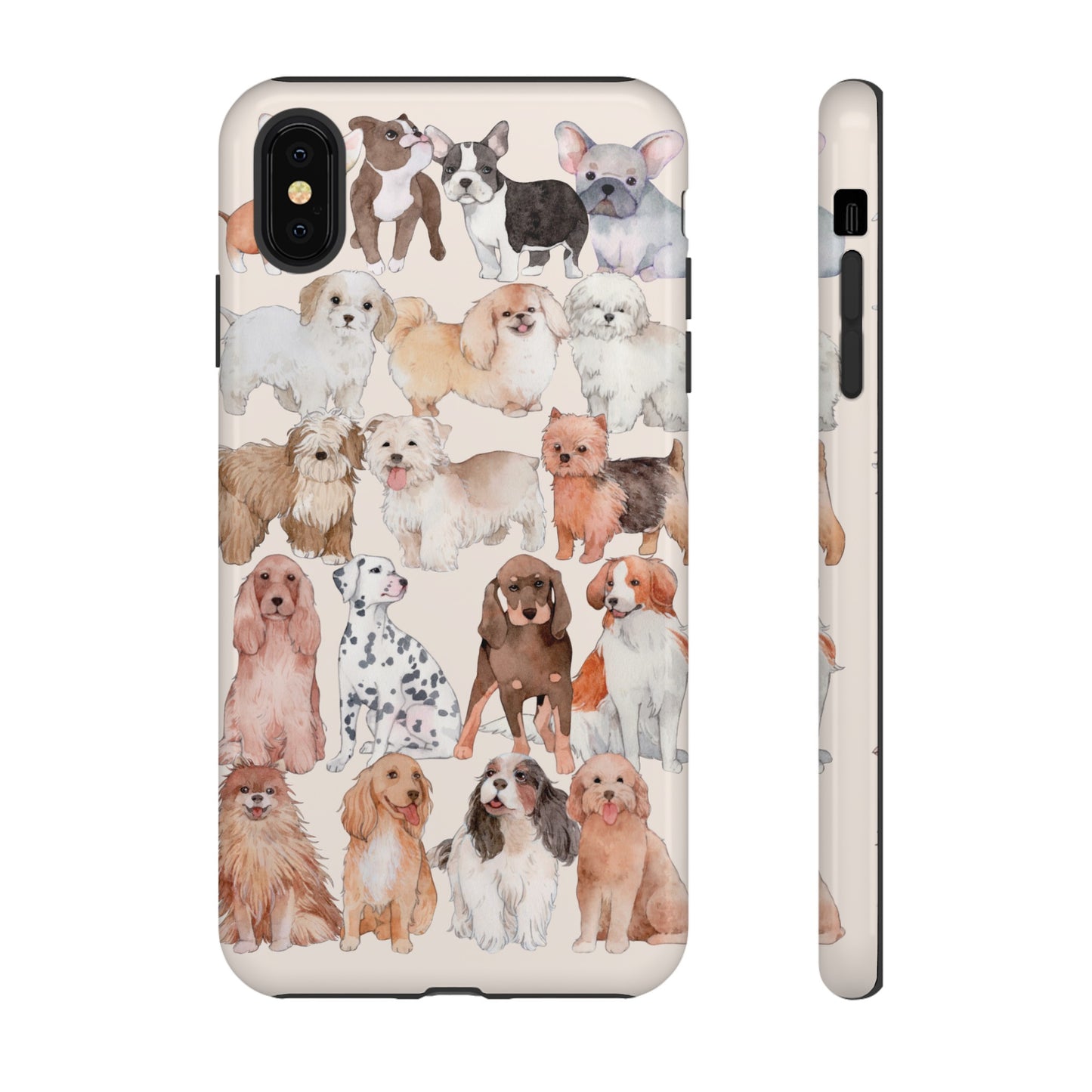 Dog Collage Wallpaper Phone Case | iPhone 15 Plus/ Pro, 14, 13, 12| Google Pixel 7, Pro, 5| Samsung Galaxy S23 All Major Phone Models