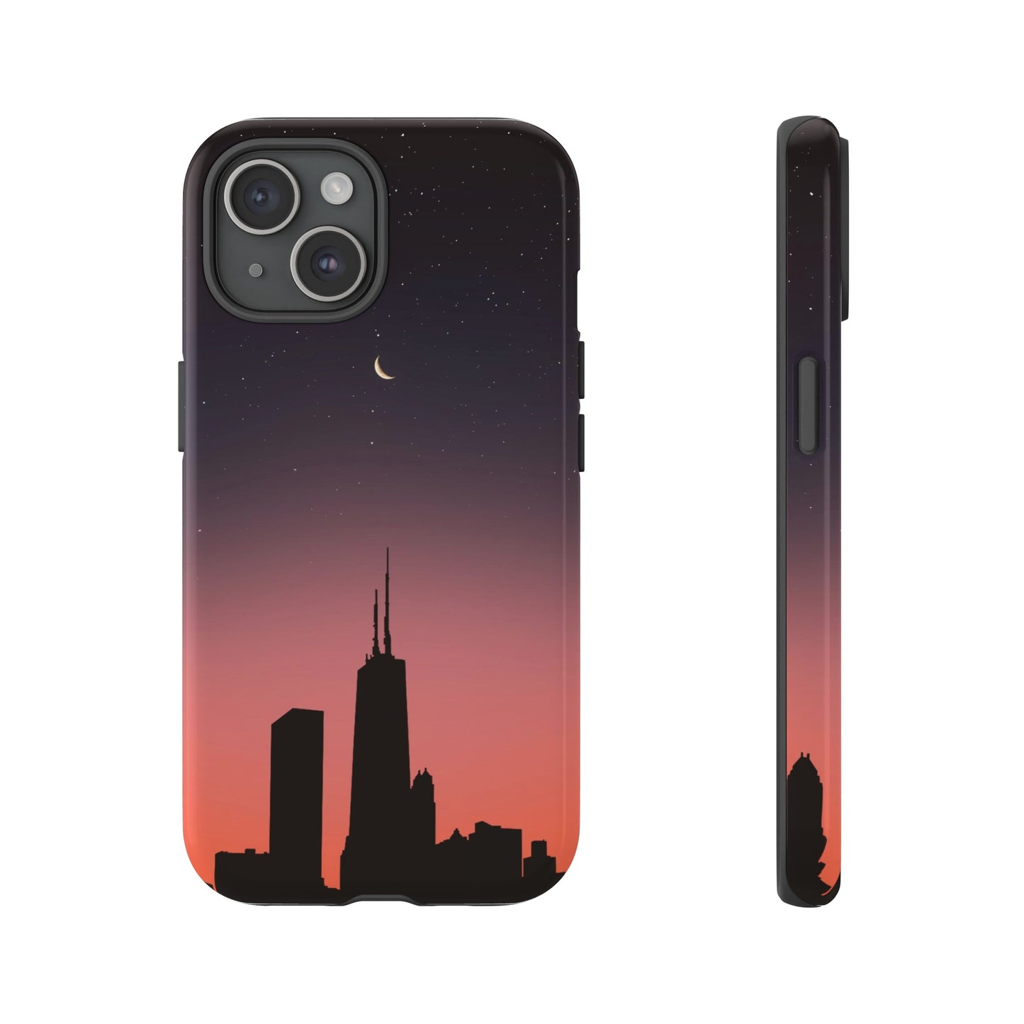 Chicago Skyline Wallpaper Phone Case | iPhone 15 Plus/ Pro, 14, 13, 12| Google Pixel 7, Pro, 5| Samsung Galaxy S23 All Major Phone Models