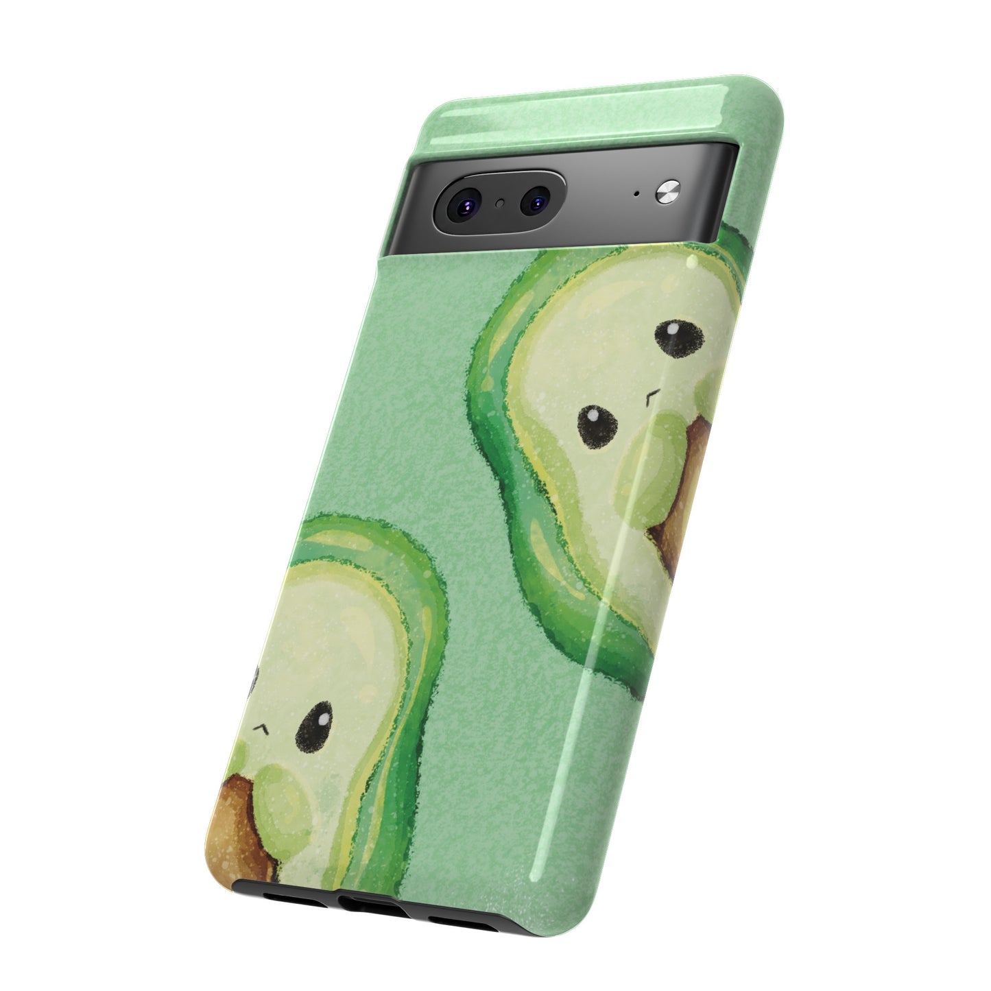 Avocado Friends Wallpaper Phone Case | iPhone 15 Plus/ Pro, 14, 13, 12| Google Pixel 7, Pro, 5| Samsung Galaxy S23 All Major Phone Models