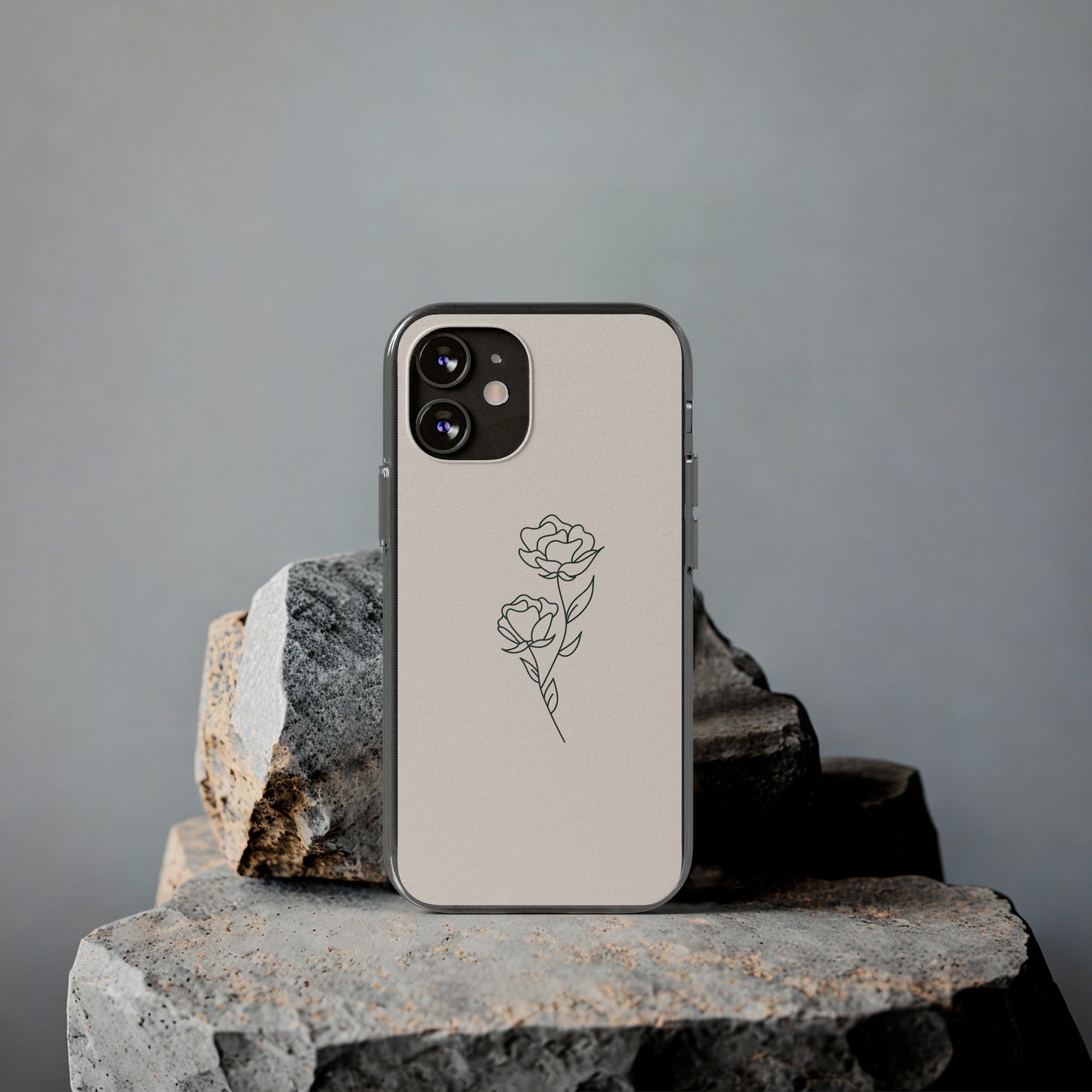 Simple Rose Phone Case | iPhone 15 Plus/ Pro, 14, 13, 12| Google Pixel 7, Pro, 5| Samsung Galaxy S23 All Major Phone Models