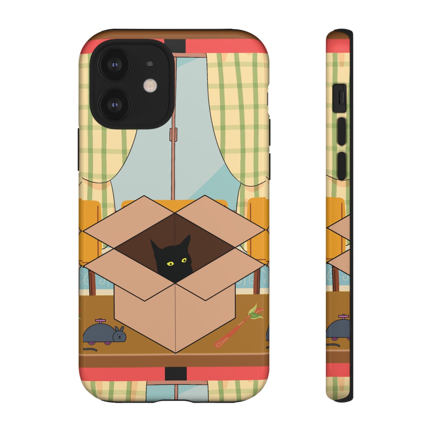 Cat In The Box Phone Case | iPhone 15 Plus/ Pro, 14, 13, 12| Google Pixel 7, Pro, 5| Samsung Galaxy S23 All Major Phone Models