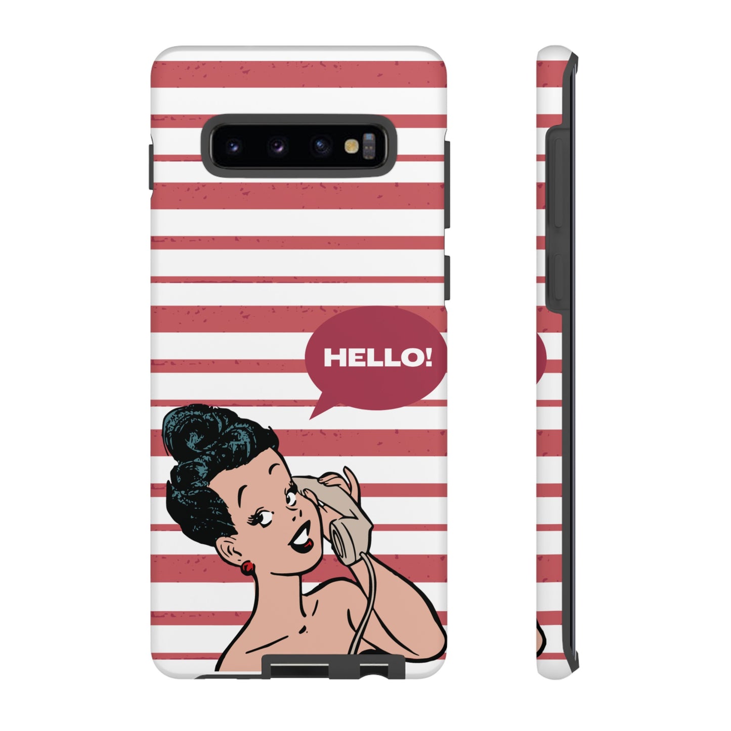 Hello! Wallpaper Phone Case | iPhone 15 Plus/ Pro, 14, 13, 12| Google Pixel 7, Pro, 5| Samsung Galaxy S23 All Major Phone Models