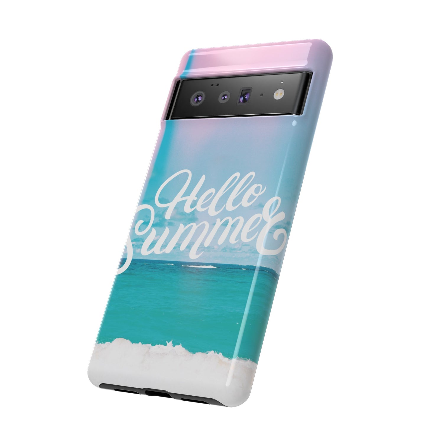 Hello Summer Wallpaper Phone Case | iPhone 15 Plus/ Pro, 14, 13, 12| Google Pixel 7, Pro, 5| Samsung Galaxy S23 All Major Phone Models