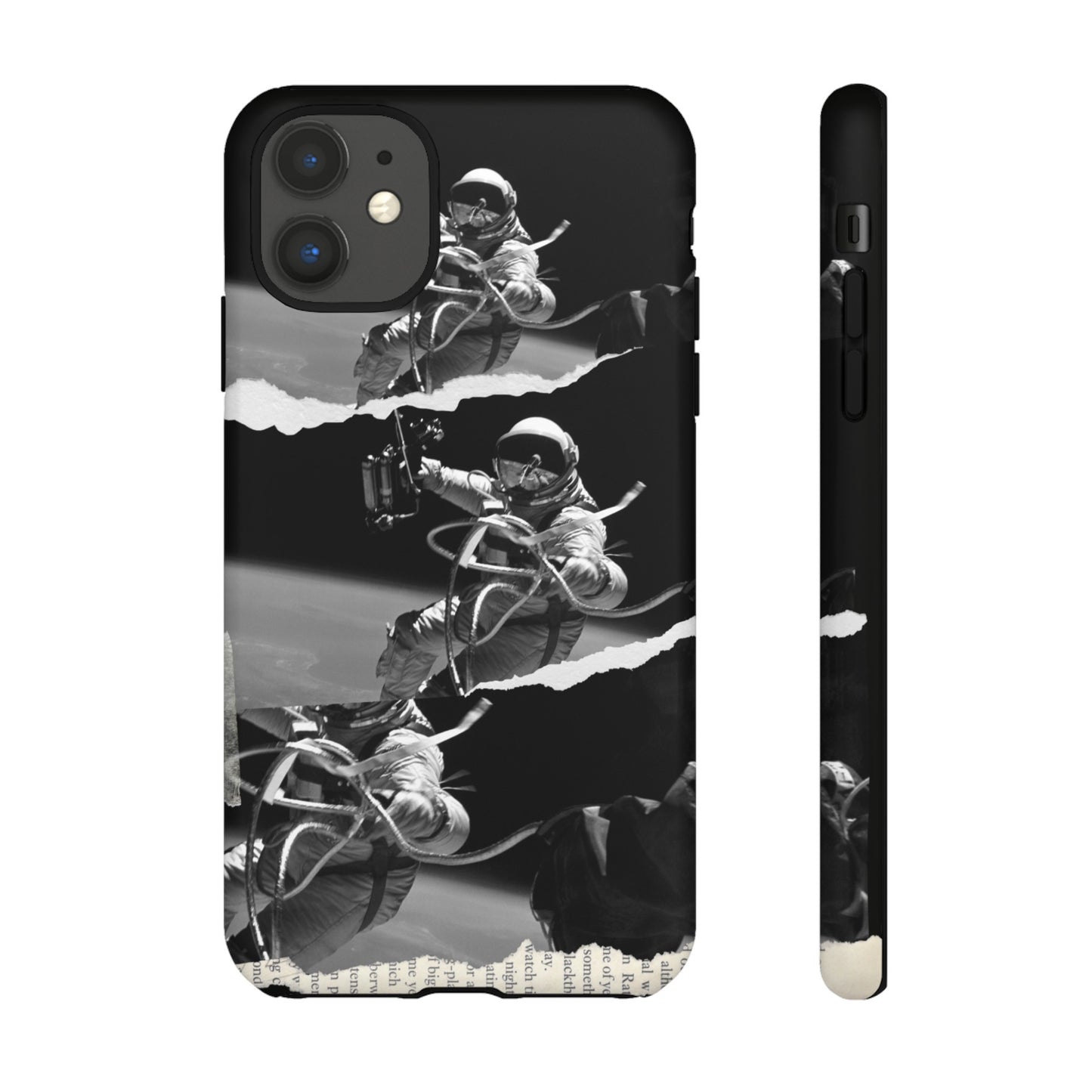 Astronaut Collage Phone Case | iPhone 15 Plus/ Pro, 14, 13, 12| Google Pixel 7, Pro, 5| Samsung Galaxy S23 All Major Phone Models