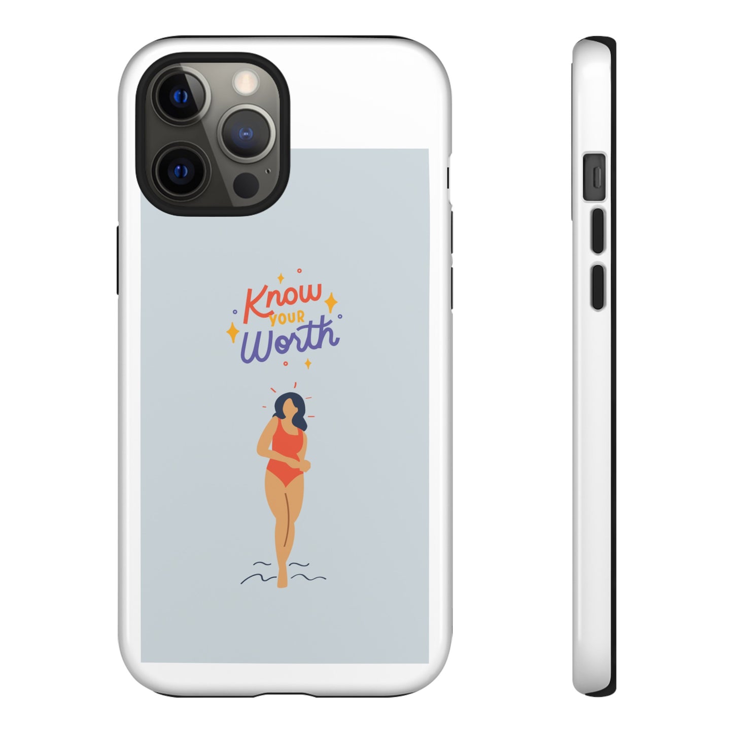 Know Your Worth Phone Case | iPhone 15 Plus/ Pro, 14, 13, 12| Google Pixel 7, Pro, 5| Samsung Galaxy S23 All Major Phone Models