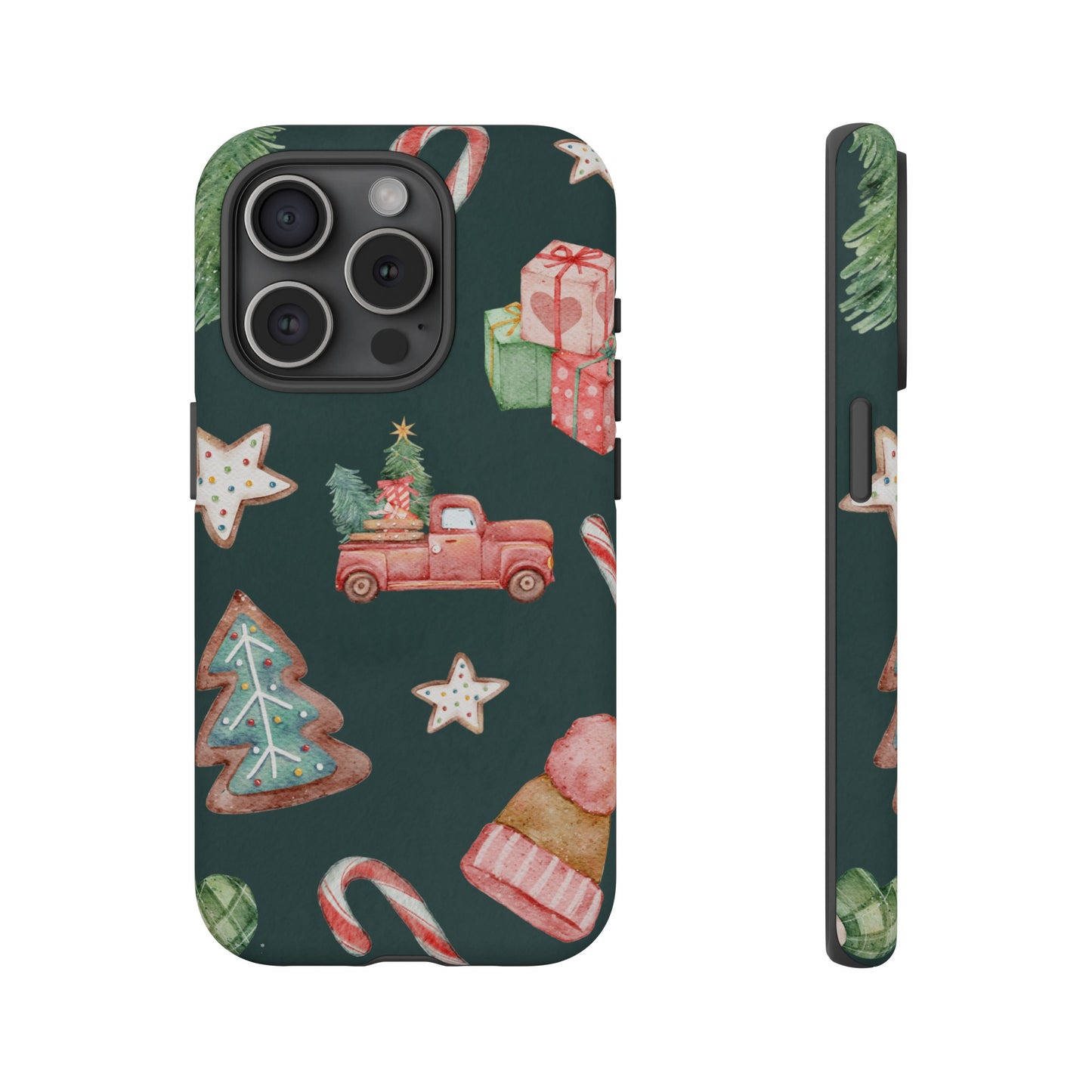 Festive Christmas Wallpaper Phone Case | iPhone 15 Plus/ Pro, 14, 13, 12| Google Pixel 7, Pro, 5| Samsung Galaxy S23 All Major Phone Models