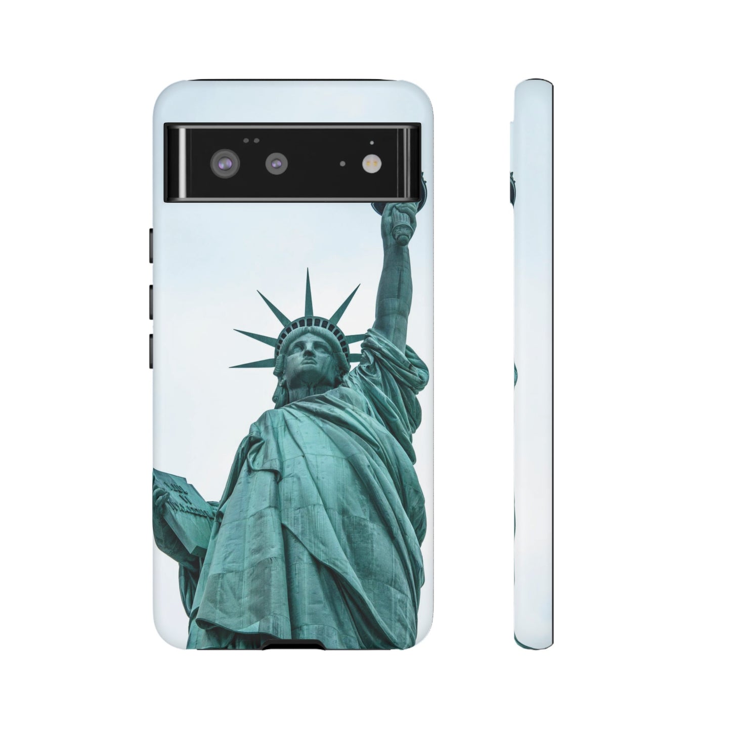 Statue of Liberty Wallpaper Phone Case | iPhone 15 Plus/ Pro, 14, 13, 12| Google Pixel 7, Pro, 5| Samsung Galaxy S23 All Major Phone Models