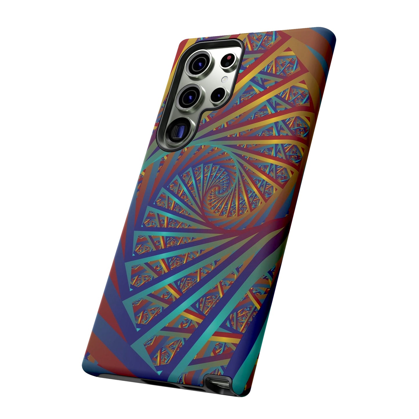 Colourful Spiral Wallpaper Phone Case | iPhone 15 Plus/ Pro, 14, 13, 12| Google Pixel 7, Pro, 5| Samsung Galaxy S23 All Major Phone Models