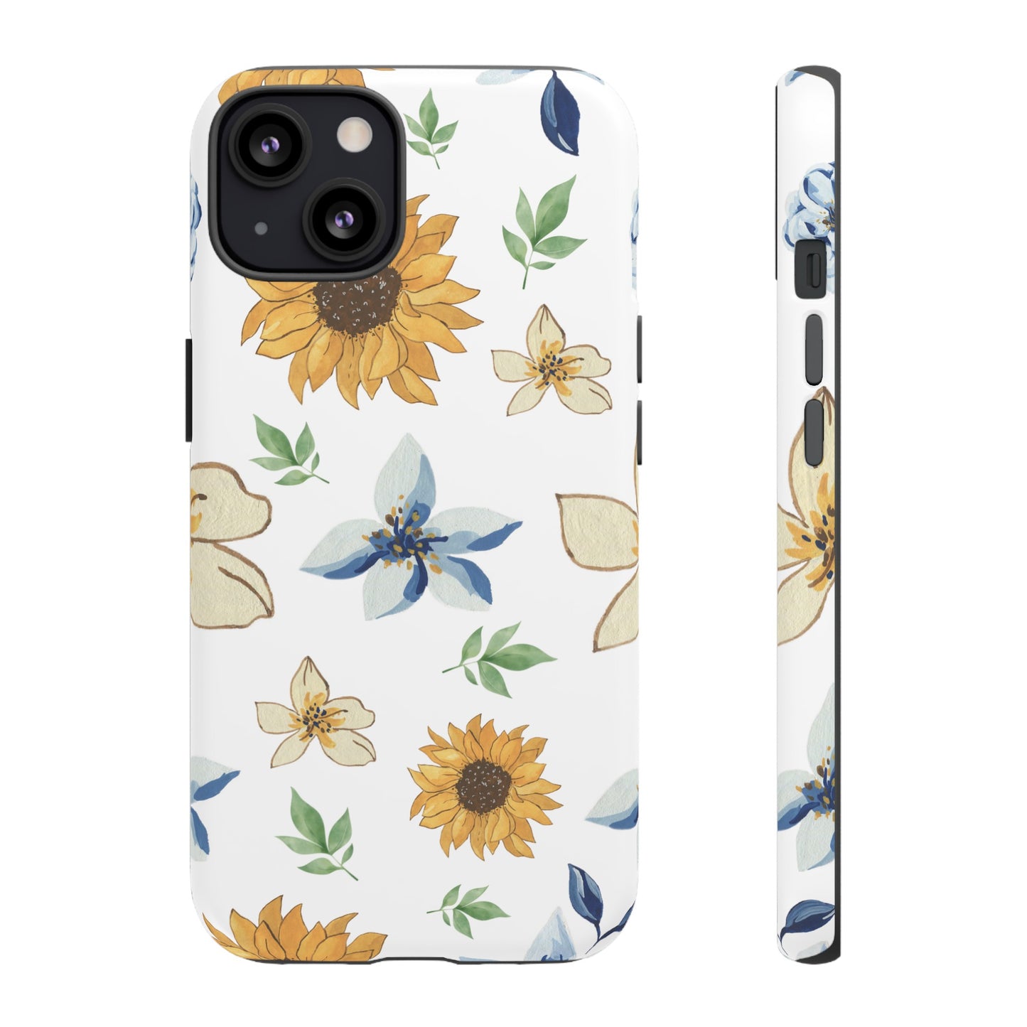 Beautiful Watercolour Flower Wallpaper Phone Case | iPhone 15 Plus/ Pro, 14, 13, 12| Google Pixel 7, Pro, 5| Samsung Galaxy S23 All Major Phone Models