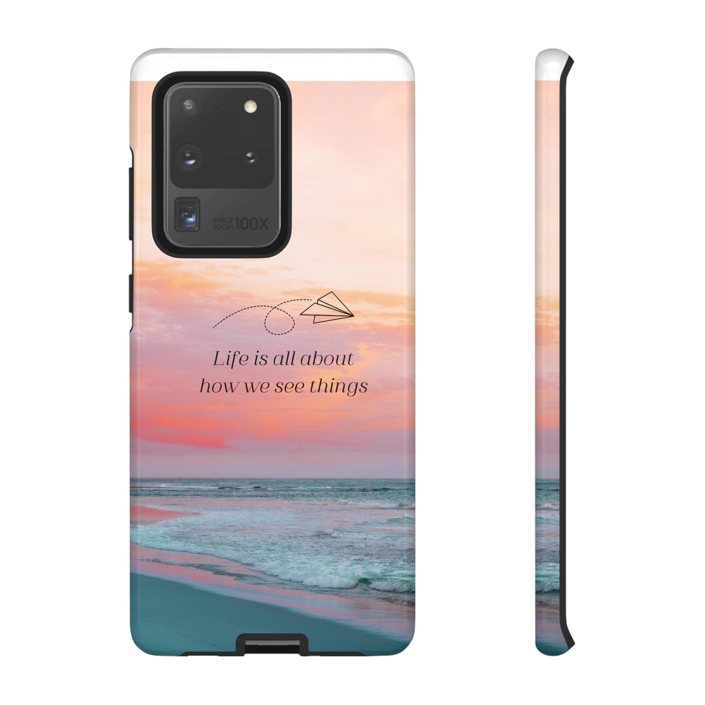 Thoughts at Sunset Phone Case | iPhone 15 Plus/ Pro, 14, 13, 12| Google Pixel 7, Pro, 5| Samsung Galaxy S23 All Major Phone Models