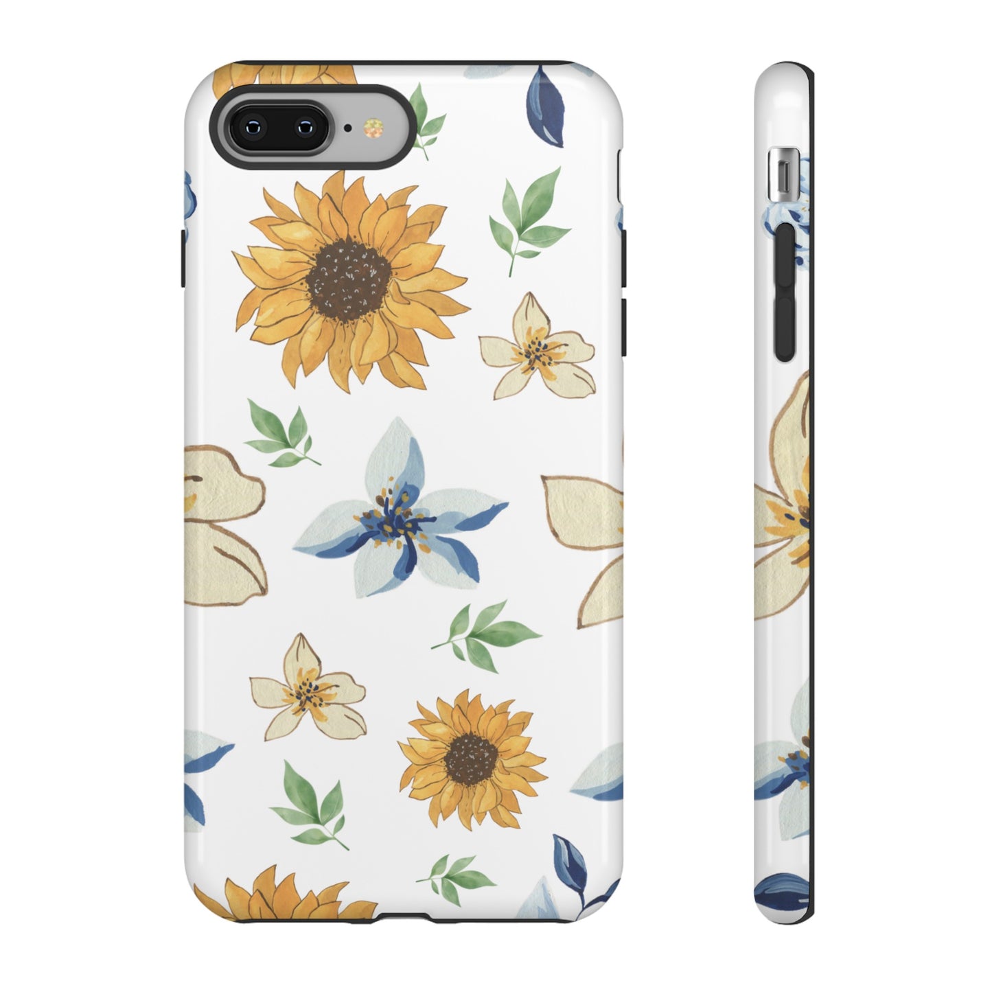 Beautiful Watercolour Flower Wallpaper Phone Case | iPhone 15 Plus/ Pro, 14, 13, 12| Google Pixel 7, Pro, 5| Samsung Galaxy S23 All Major Phone Models