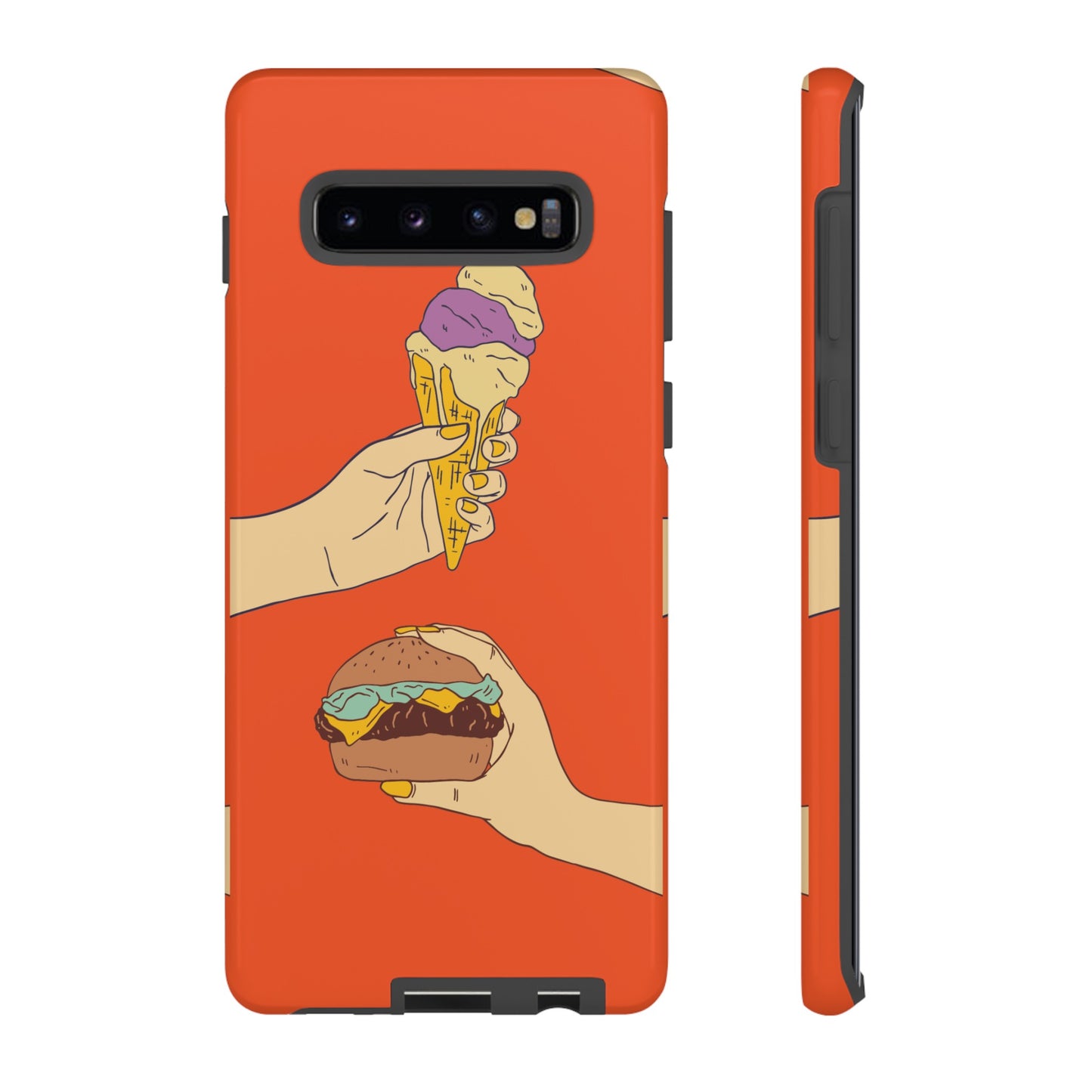 IceCream Or Hamburger? Phone Case | iPhone 15 Plus/ Pro, 14, 13, 12| Google Pixel 7, Pro, 5| Samsung Galaxy S23 All Major Phone Models