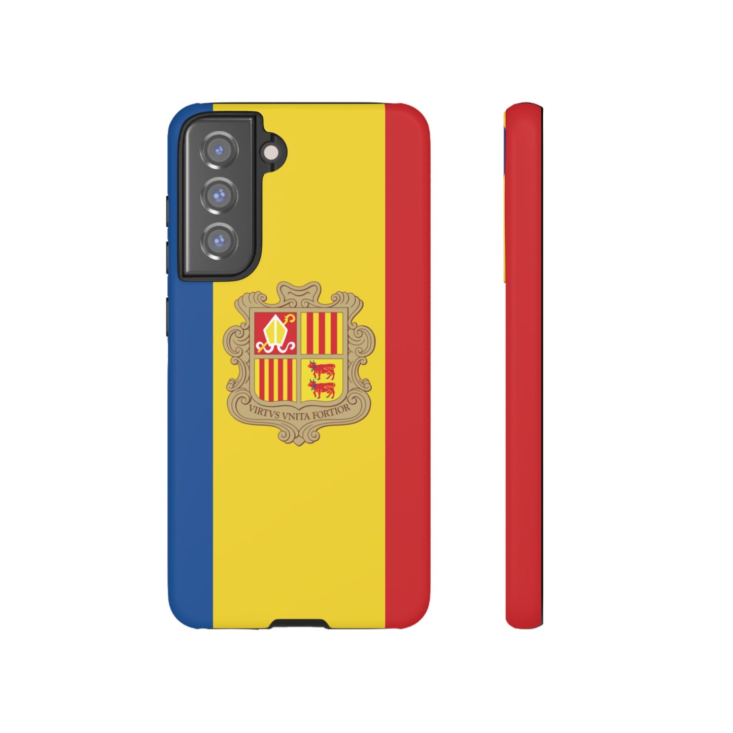 Andorra Flag Phone Case | iPhone 15 Plus/ Pro, 14, 13, 12| Google Pixel 7, Pro, 5| Samsung Galaxy S23 All Major Phone Models