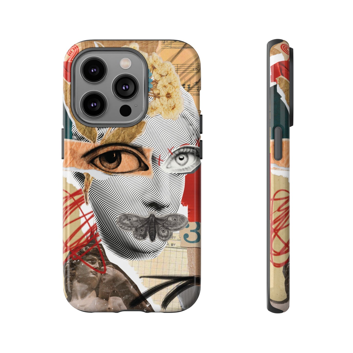 Woman Collage Wallpaper Phone Case | iPhone 15 Plus/ Pro, 14, 13, 12| Google Pixel 7, Pro, 5| Samsung Galaxy S23 All Major Phone Models