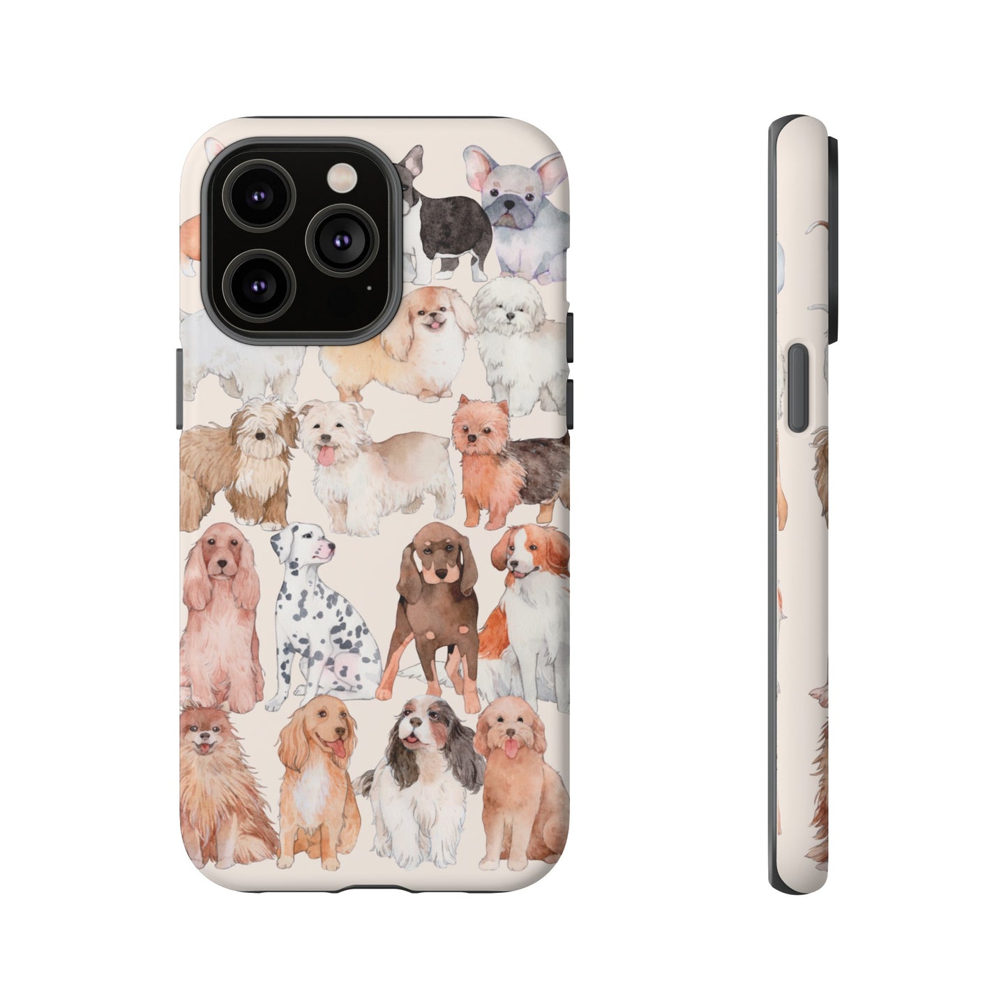 Dog Collage Wallpaper Phone Case | iPhone 15 Plus/ Pro, 14, 13, 12| Google Pixel 7, Pro, 5| Samsung Galaxy S23 All Major Phone Models