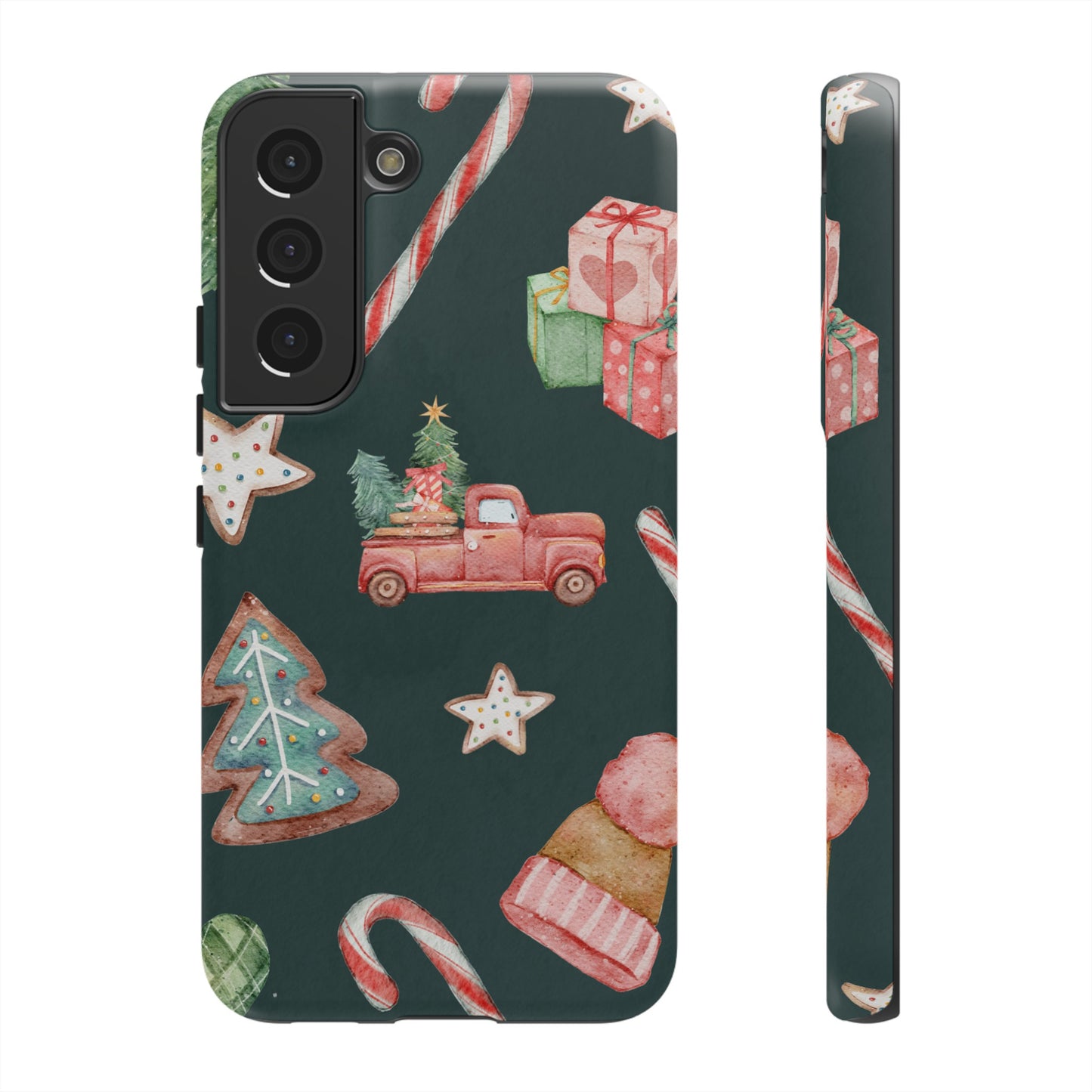 Festive Christmas Wallpaper Phone Case | iPhone 15 Plus/ Pro, 14, 13, 12| Google Pixel 7, Pro, 5| Samsung Galaxy S23 All Major Phone Models