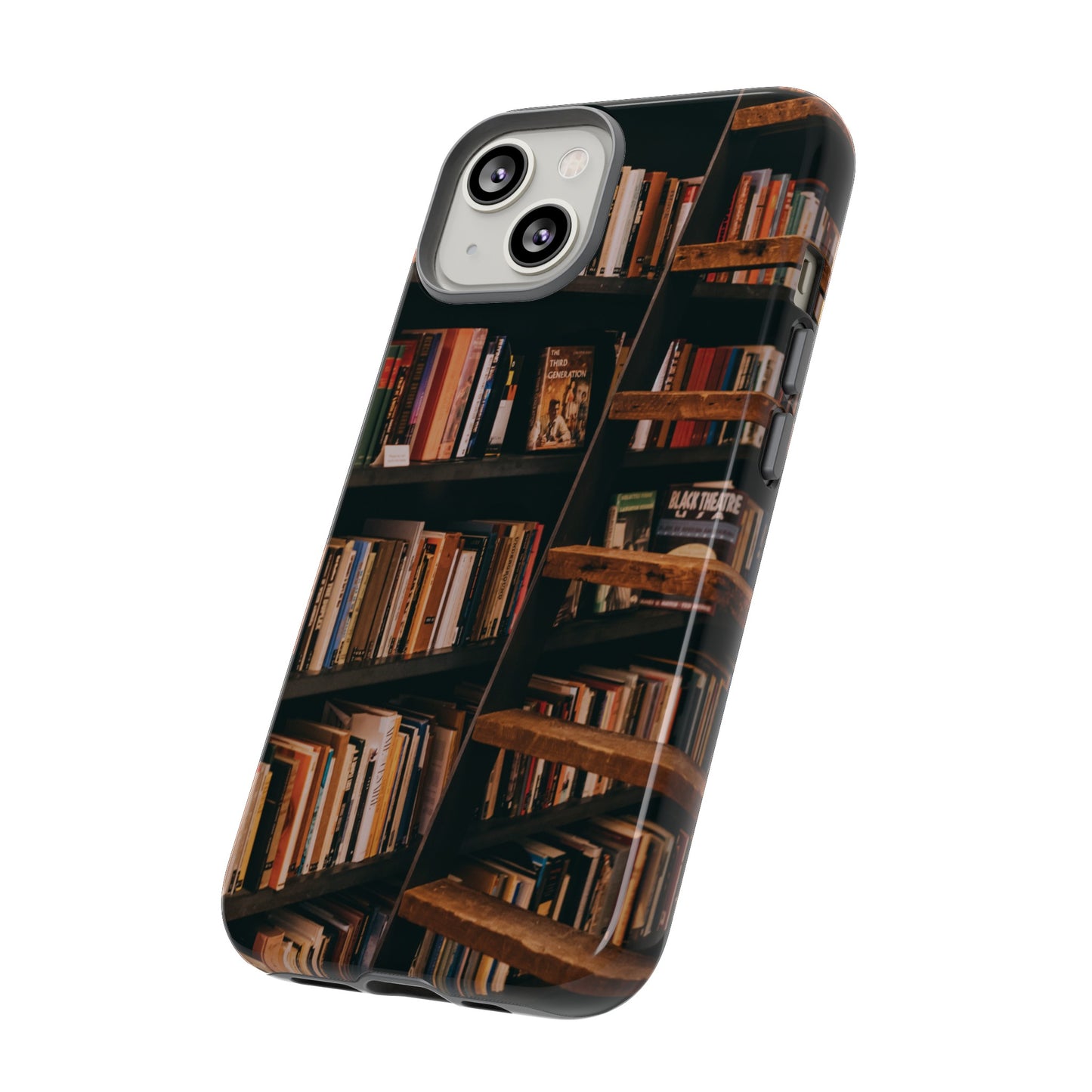 Bookcase Wallpaper Phone Case | iPhone 15 Plus/ Pro, 14, 13, 12| Google Pixel 7, Pro, 5| Samsung Galaxy S23 All Major Phone Models