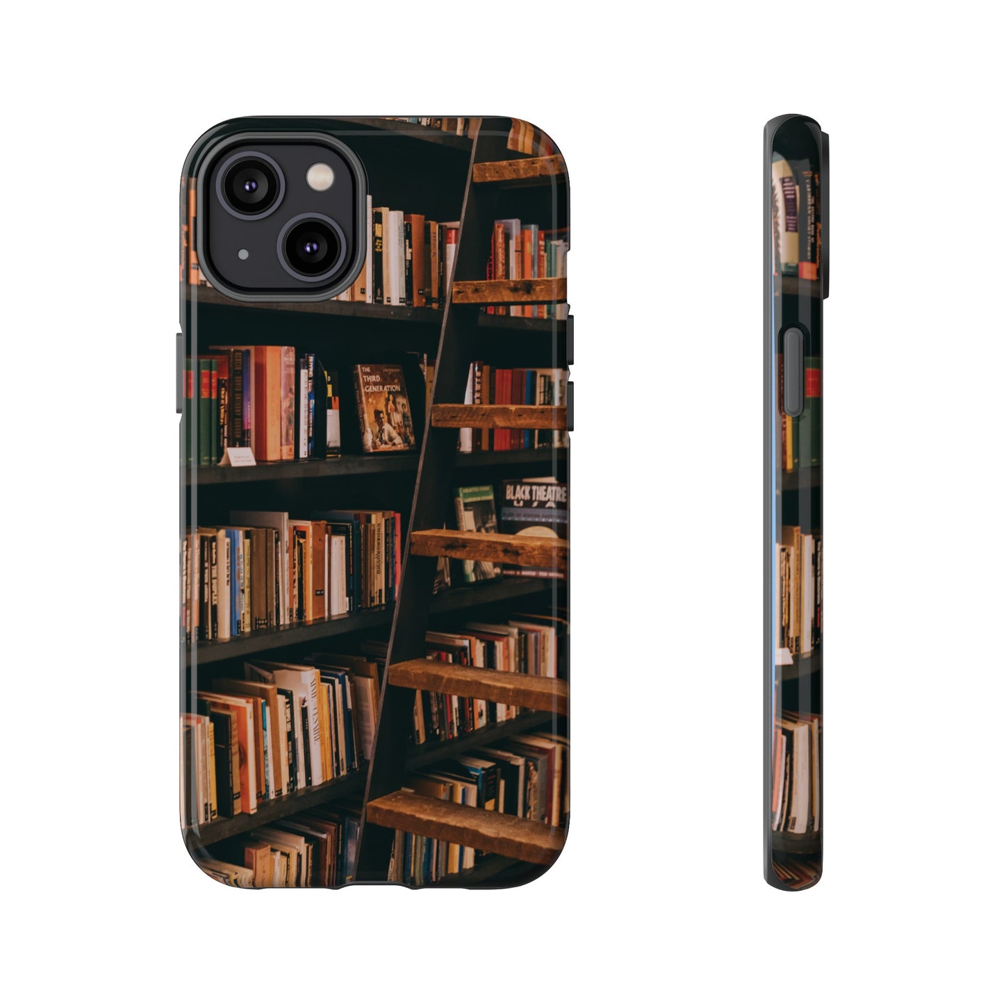 Bookcase Wallpaper Phone Case | iPhone 15 Plus/ Pro, 14, 13, 12| Google Pixel 7, Pro, 5| Samsung Galaxy S23 All Major Phone Models