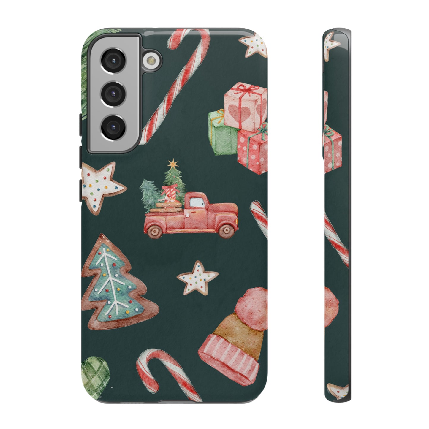 Festive Christmas Wallpaper Phone Case | iPhone 15 Plus/ Pro, 14, 13, 12| Google Pixel 7, Pro, 5| Samsung Galaxy S23 All Major Phone Models