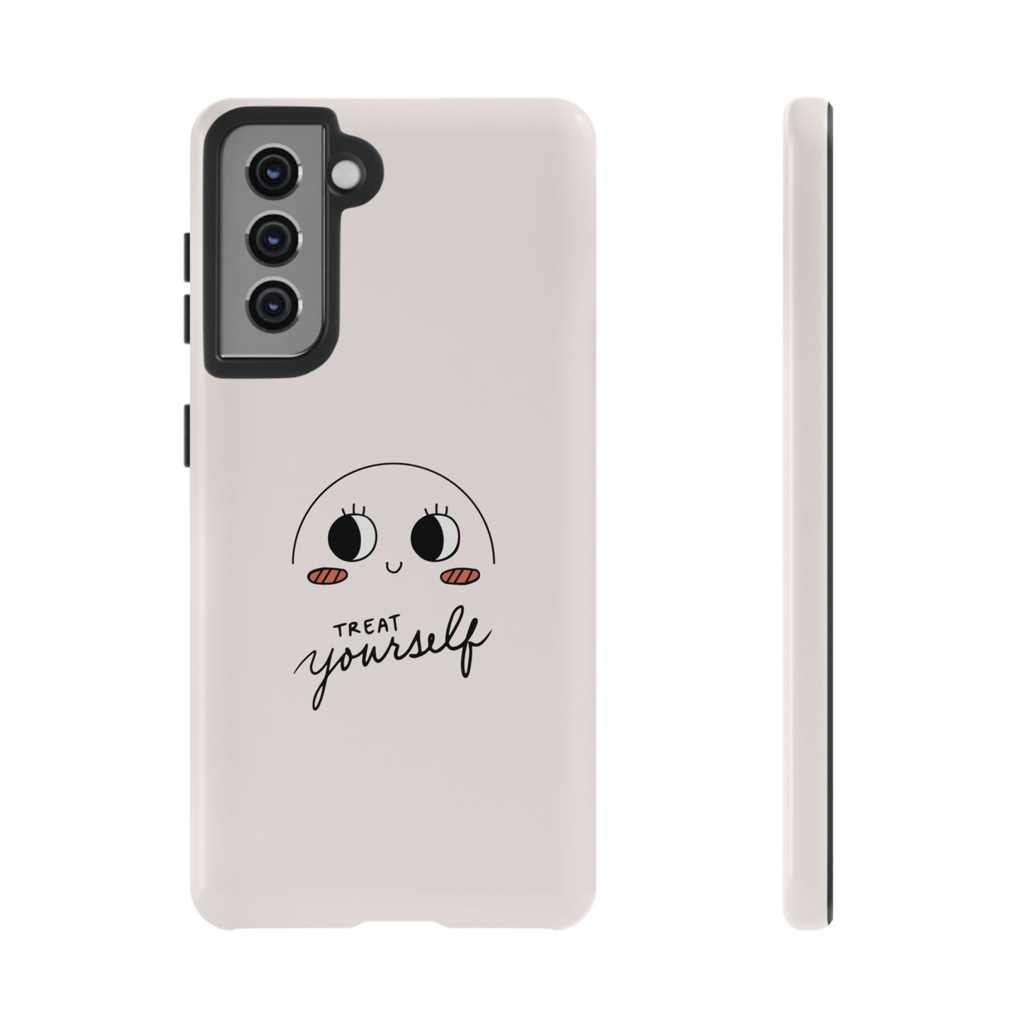 Treat Yourself Wallpaper Phone Case | iPhone 15 Plus/ Pro, 14, 13, 12| Google Pixel 7, Pro, 5| Samsung Galaxy S23 All Major Phone Models