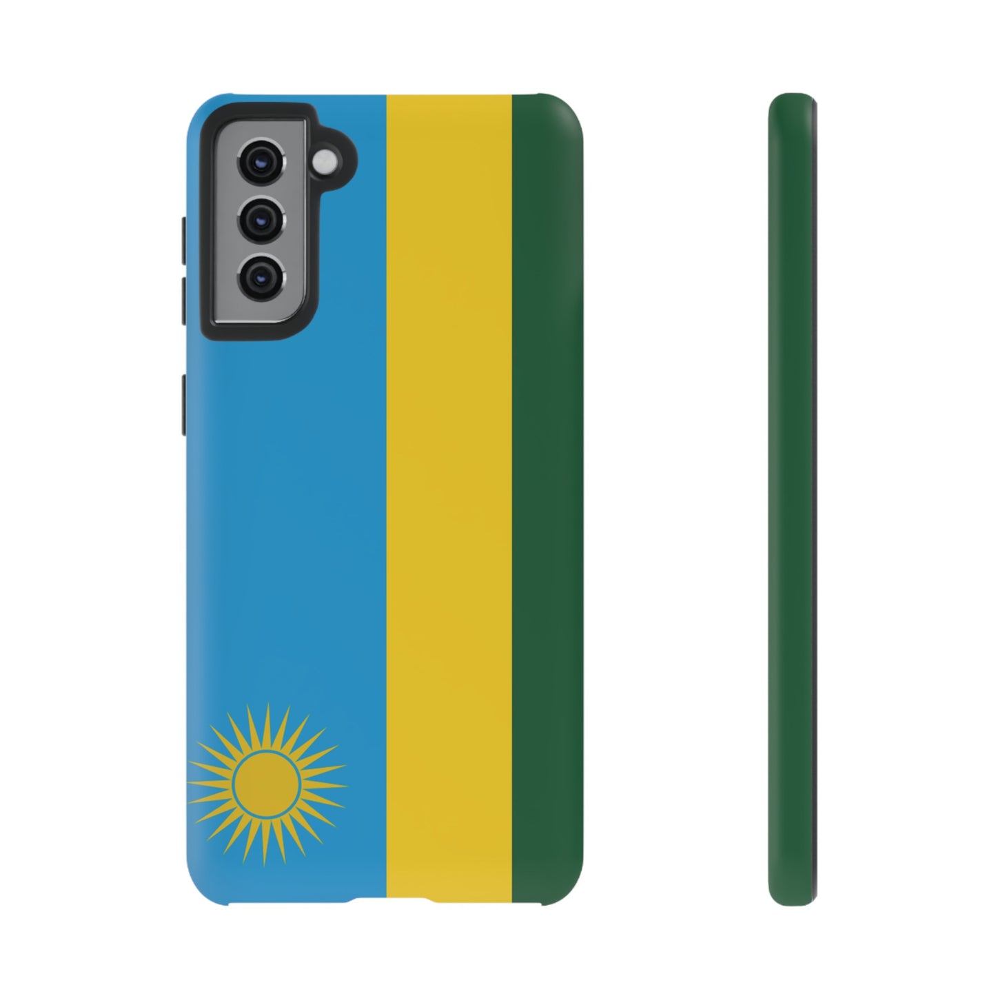 Rwanda Flag Phone Case | iPhone 15 Plus/ Pro, 14, 13, 12| Google Pixel 7, Pro, 5| Samsung Galaxy S23 All Major Phone Models