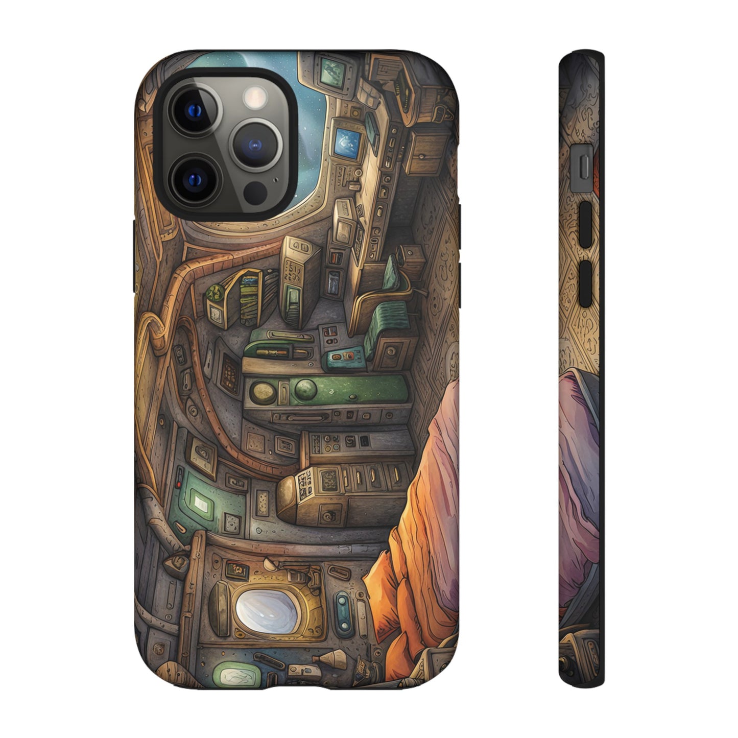 Cosy Spaceship Wallpaper Phone Case | iPhone 15 Plus/ Pro, 14, 13, 12| Google Pixel 7, Pro, 5| Samsung Galaxy S23 All Major Phone Models