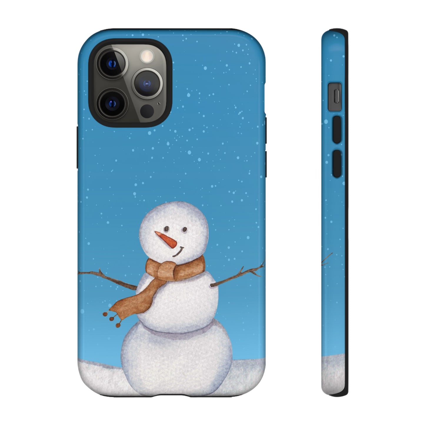 Snowman Wallpaper Phone Case | iPhone 15 Plus/ Pro, 14, 13, 12| Google Pixel 7, Pro, 5| Samsung Galaxy S23 All Major Phone Models