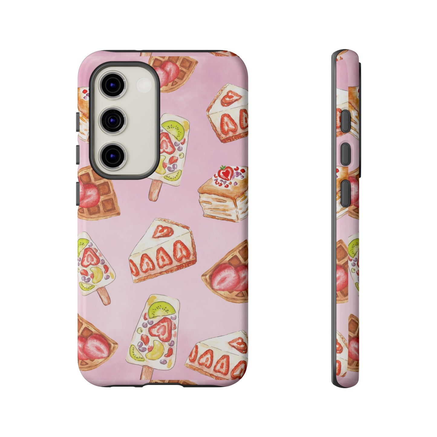 Assorted Dessert Wallpaper Phone Case | iPhone 15 Plus/ Pro, 14, 13, 12| Google Pixel 7, Pro, 5| Samsung Galaxy S23 All Major Phone Models