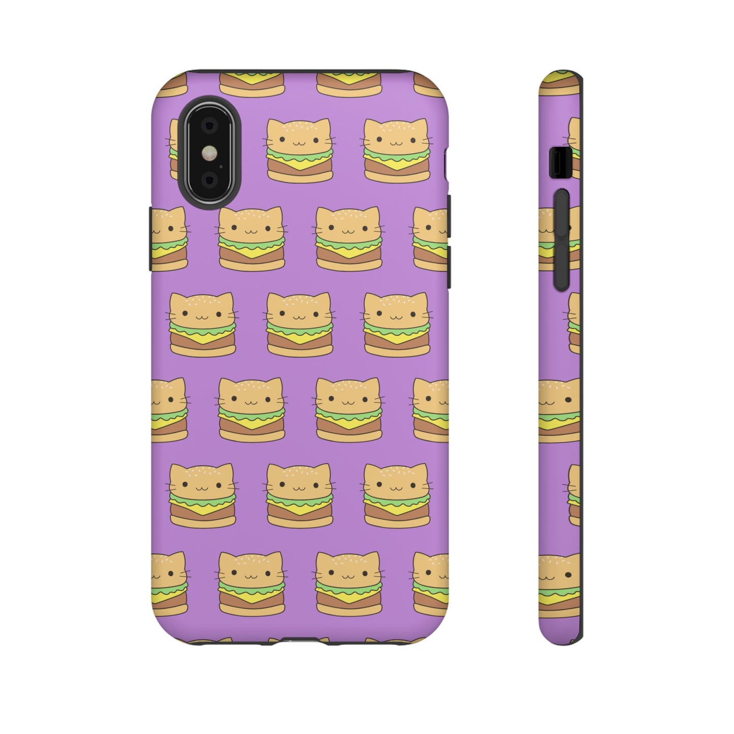 Cat Burger Phone Case | iPhone 15 Plus/ Pro, 14, 13, 12| Google Pixel 7, Pro, 5| Samsung Galaxy S23 All Major Phone Models