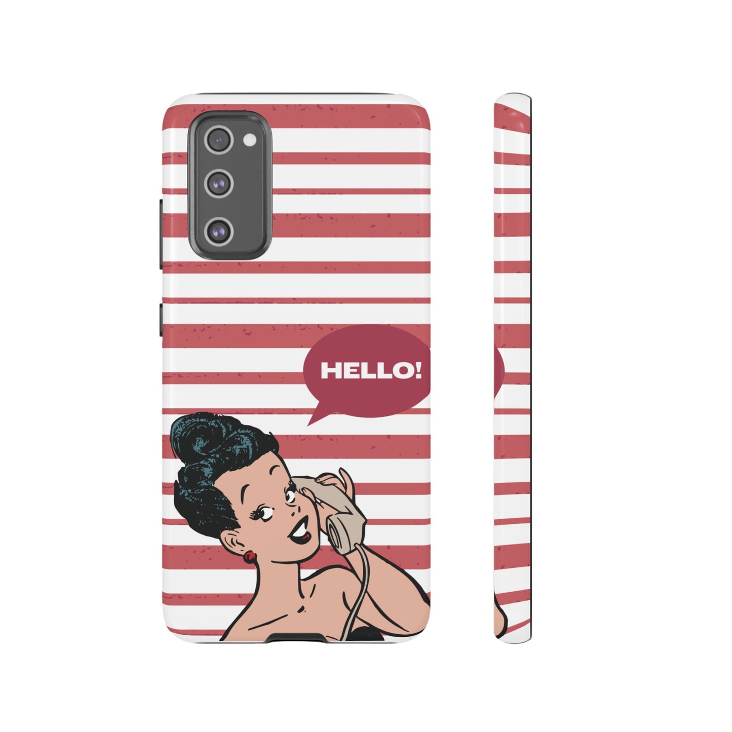 Hello! Wallpaper Phone Case | iPhone 15 Plus/ Pro, 14, 13, 12| Google Pixel 7, Pro, 5| Samsung Galaxy S23 All Major Phone Models