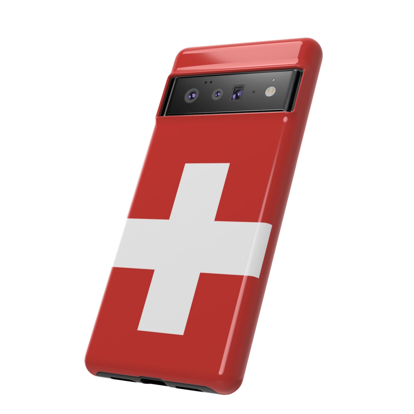 Switzerland Flag Phone Case | iPhone 15 Plus/ Pro, 14, 13, 12| Google Pixel 7, Pro, 5| Samsung Galaxy S23 All Major Phone Models