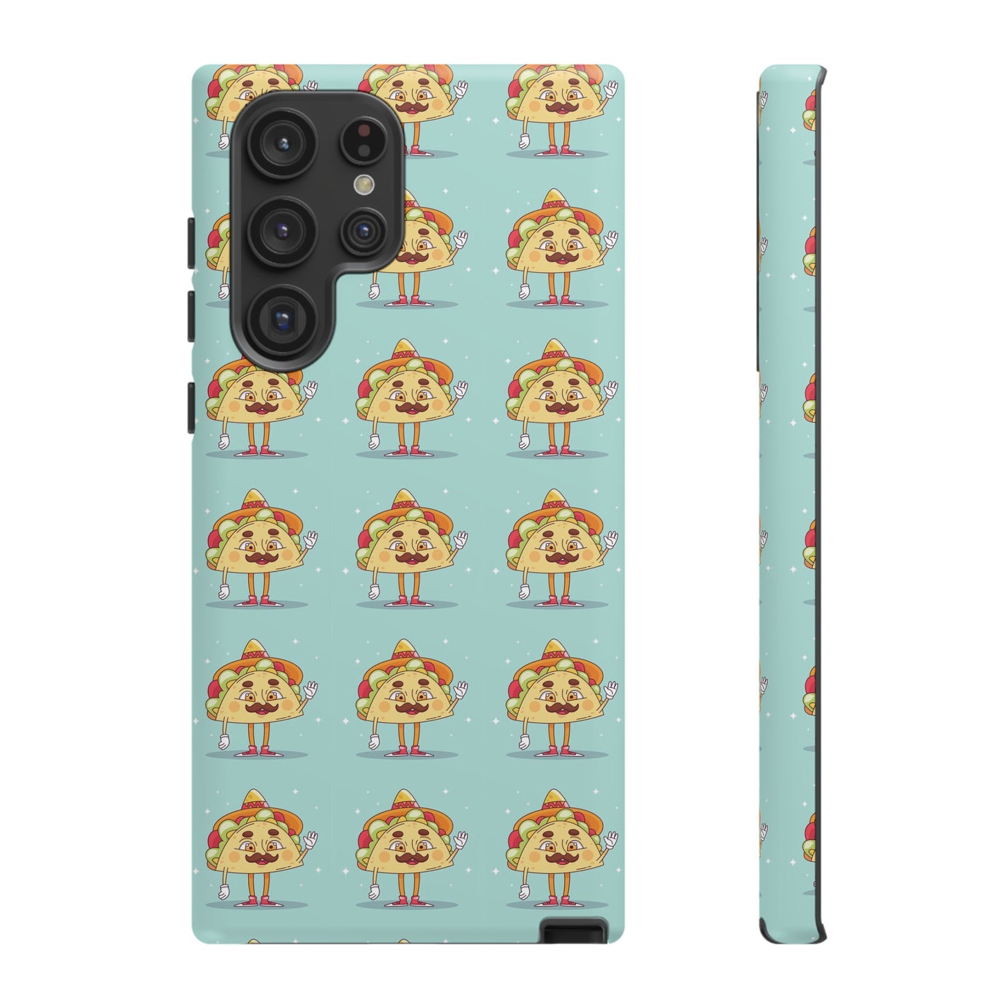 Taco Wallpaper Phone Case | iPhone 15 Plus/ Pro, 14, 13, 12| Google Pixel 7, Pro, 5| Samsung Galaxy S23 All Major Phone Models