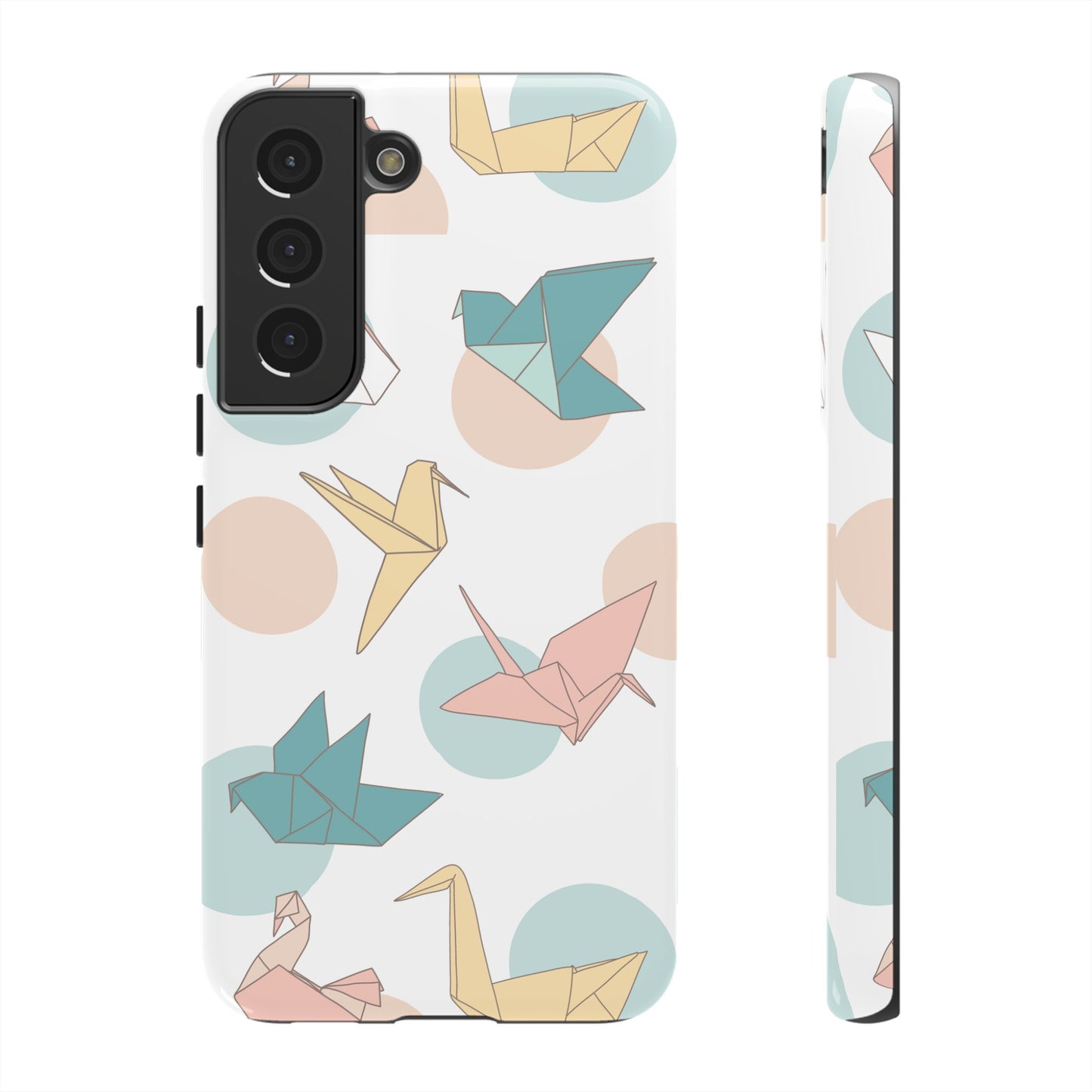 Origami Wallpaper Phone Case | iPhone 15 Plus/ Pro, 14, 13, 12| Google Pixel 7, Pro, 5| Samsung Galaxy S23 All Major Phone Models