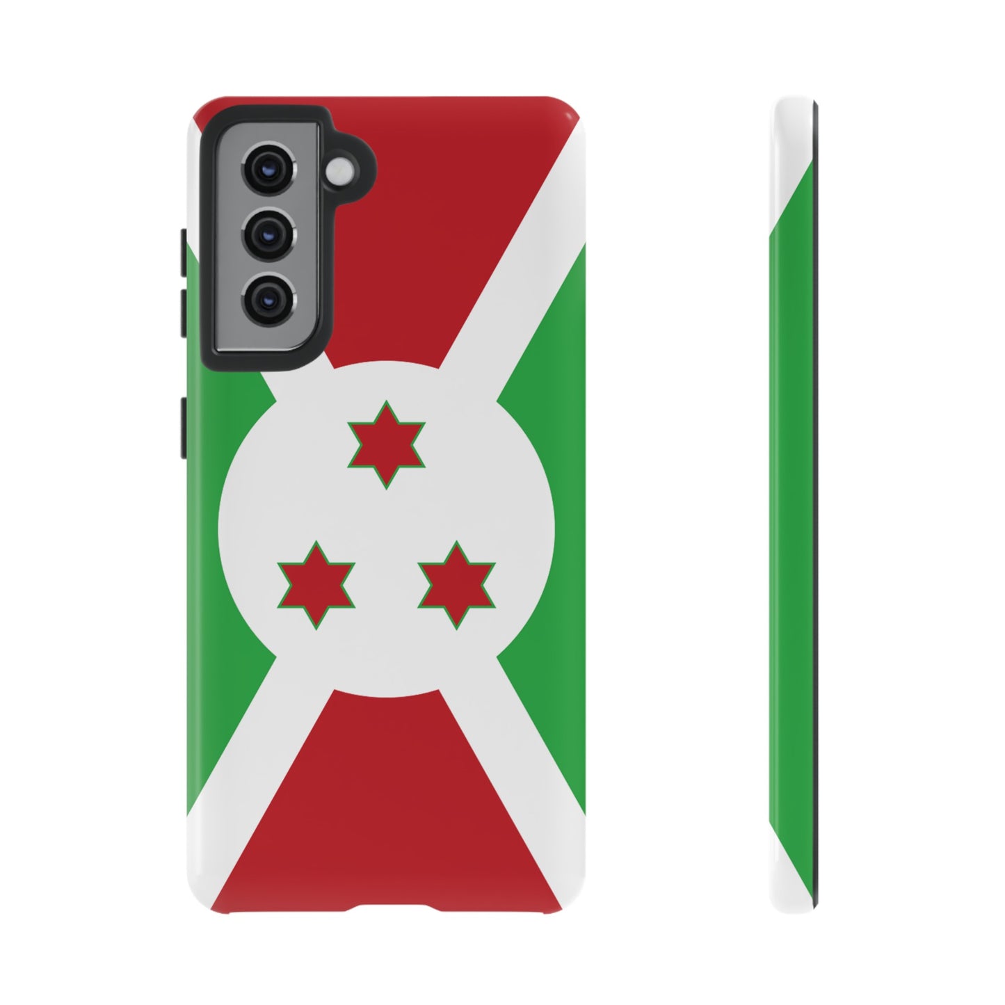 Burundi Flag Phone Case | iPhone 15 Plus/ Pro, 14, 13, 12| Google Pixel 7, Pro, 5| Samsung Galaxy S23 All Major Phone Models