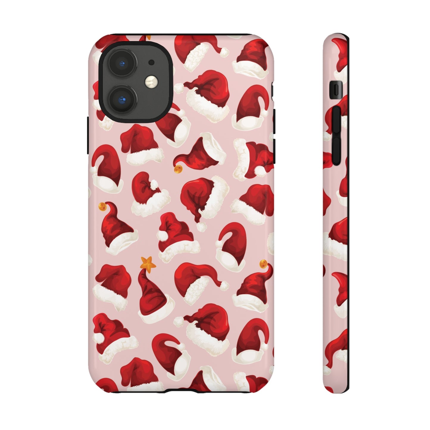 Christmas Hat Wallpaper Phone Case | iPhone 15 Plus/ Pro, 14, 13, 12| Google Pixel 7, Pro, 5| Samsung Galaxy S23 All Major Phone Models